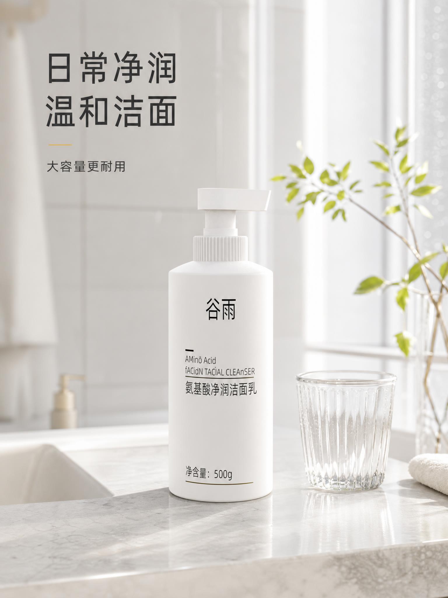 [主图-5] 使用场景 浴室日常洁面。 [统一基调] 京东风格… - 图片创意预览