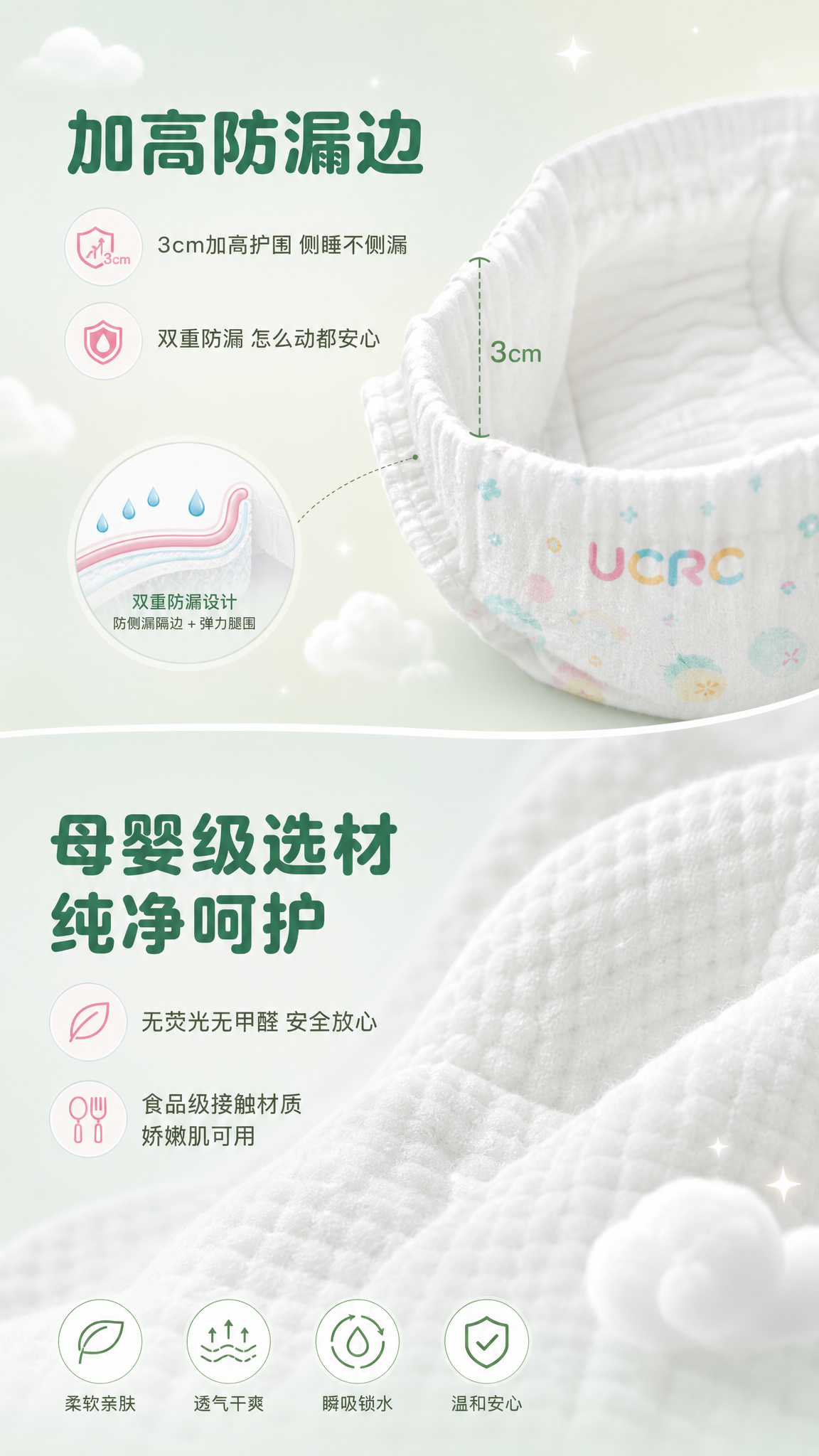 [商品] 使用【图1】UCRC优可瑞婴儿纸尿裤，提取纸尿裤本体… - 图片创意预览
