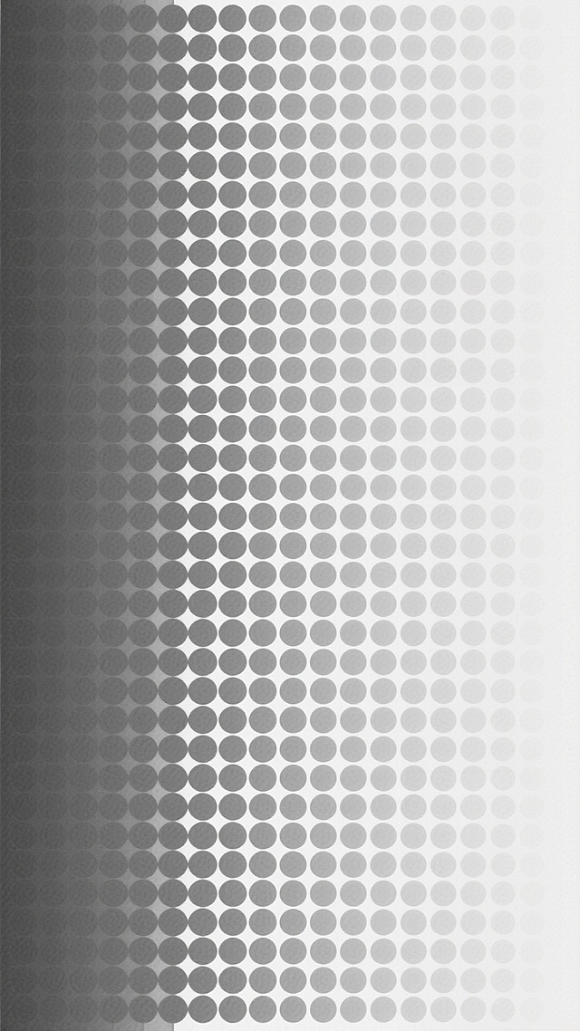 极简主义风格的半色调圆点背景设计，画面中布满大小统一的圆形网点，呈现出从四周向中心区域逐渐由深灰色过渡到浅灰色直至白色的渐变效果，圆点排列整齐有序形成网格状结构，整体视觉营造出简洁、现代、具有几何韵律感的氛围，无任何文字和装饰元素，仅通过不同密度的灰色圆点构成和谐的视觉层次，展现出纯粹的抽象图案美感和精致的设计感。