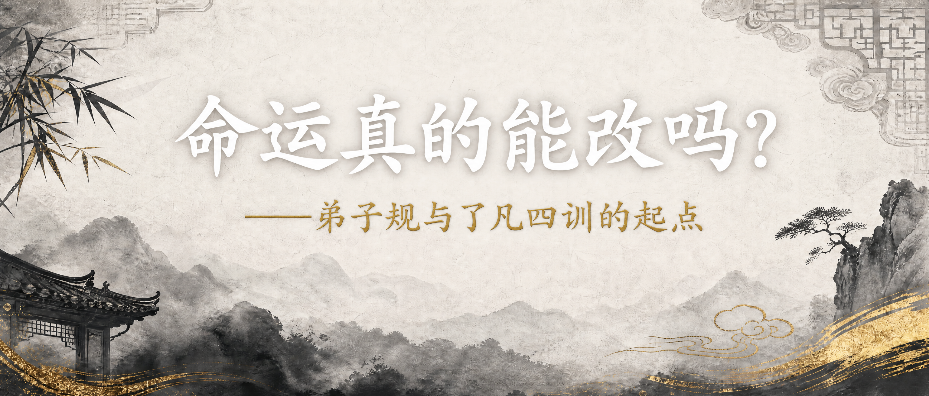 在原图片基础上，添加主标题文字"命运真的能改吗？"，使用白色字… - 图片创意预览
