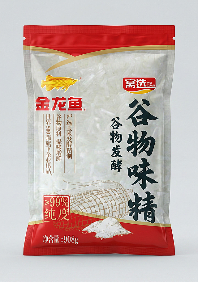 将此包装图制作成袋装效果图，背景为灰色
