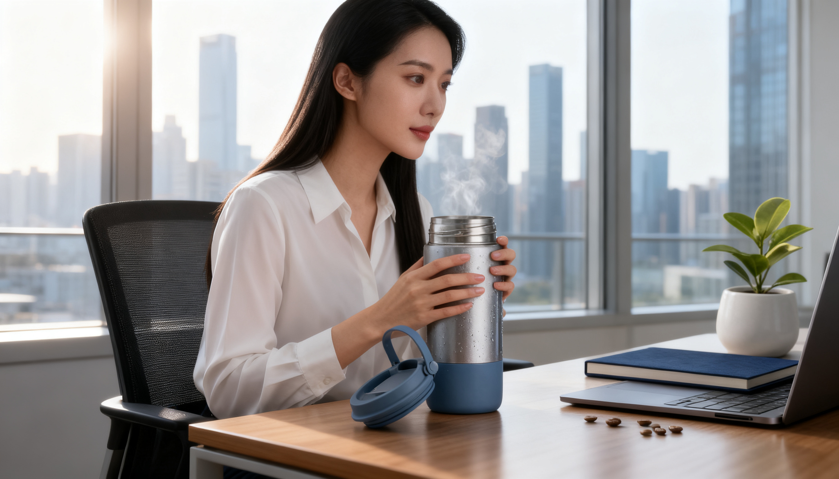 高级商业广告摄影，现代职场生活方式，C4D+Octane渲染质… - 图片创意预览