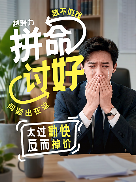 职场话题讨论吸睛大字小红书封面