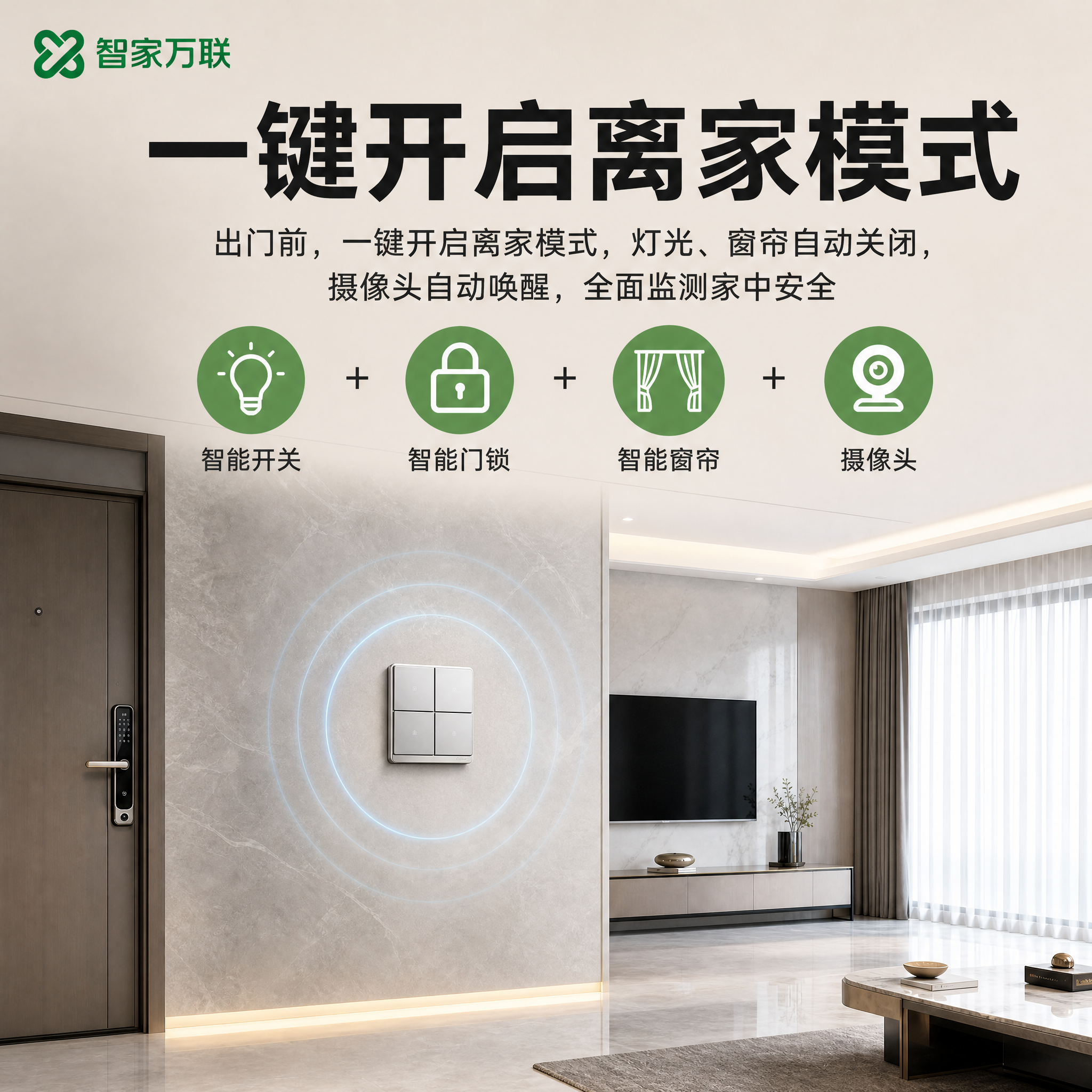 基于上一张离家模式主图修改：保持整体版式结构和所有文案内容不变… - 图片创意预览