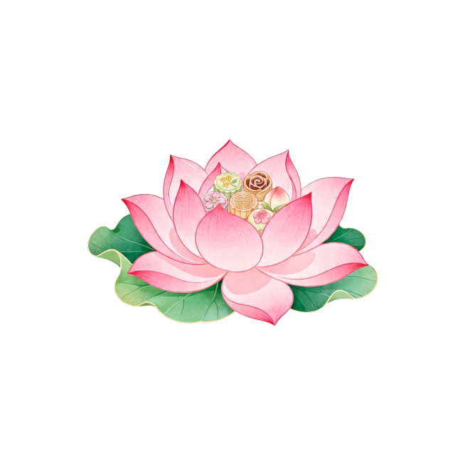 让这个花里面有国风点心预览效果