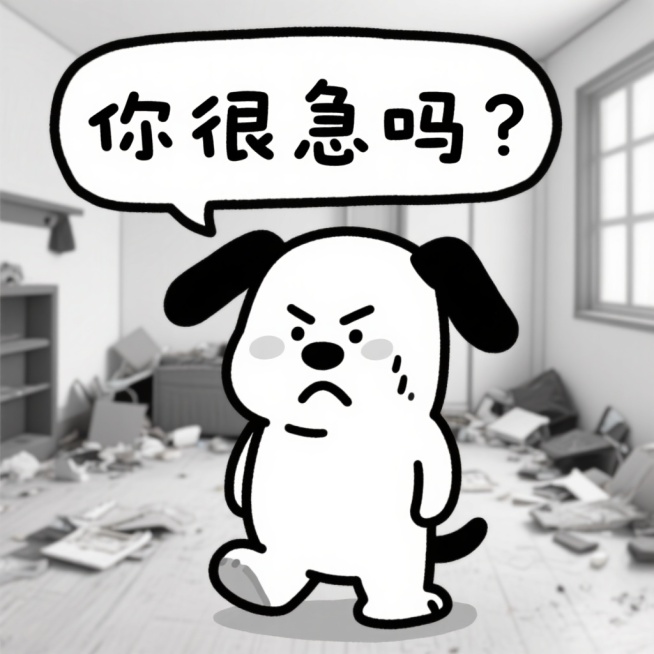 你很急吗？预览效果