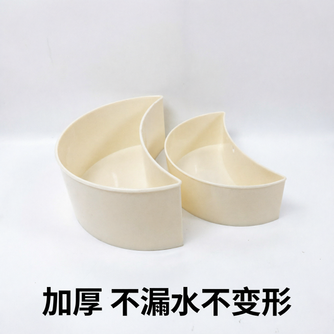 腰斗商品电商主图，展示产品不变形特性，米色产品简约场景，添加卖点文字加厚 不漏水不变形，1:1正方形构图预览效果