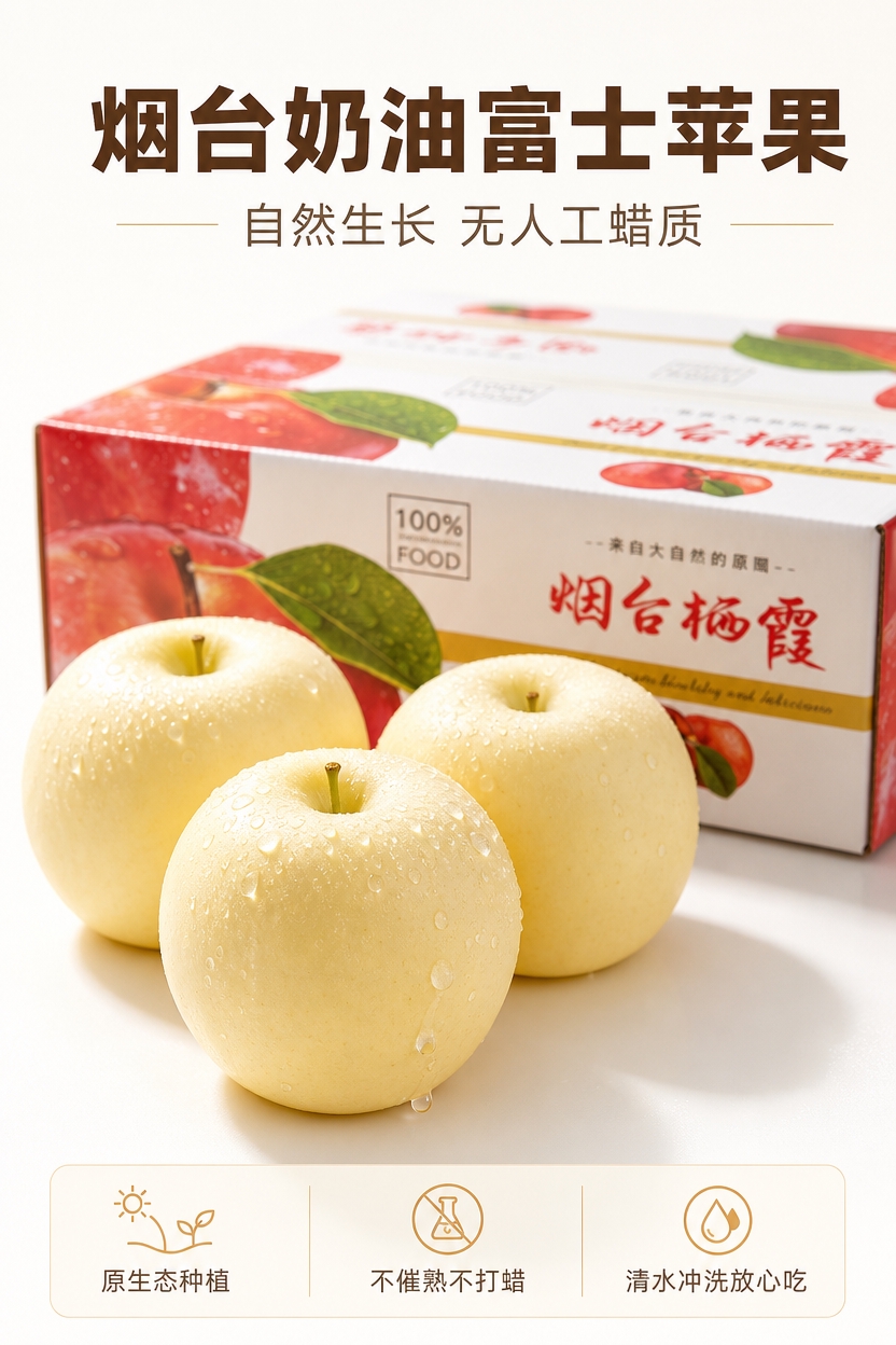 [商品] 使用【图3】【图4】中的烟台奶油富士苹果及【图1】【… - 图片创意预览