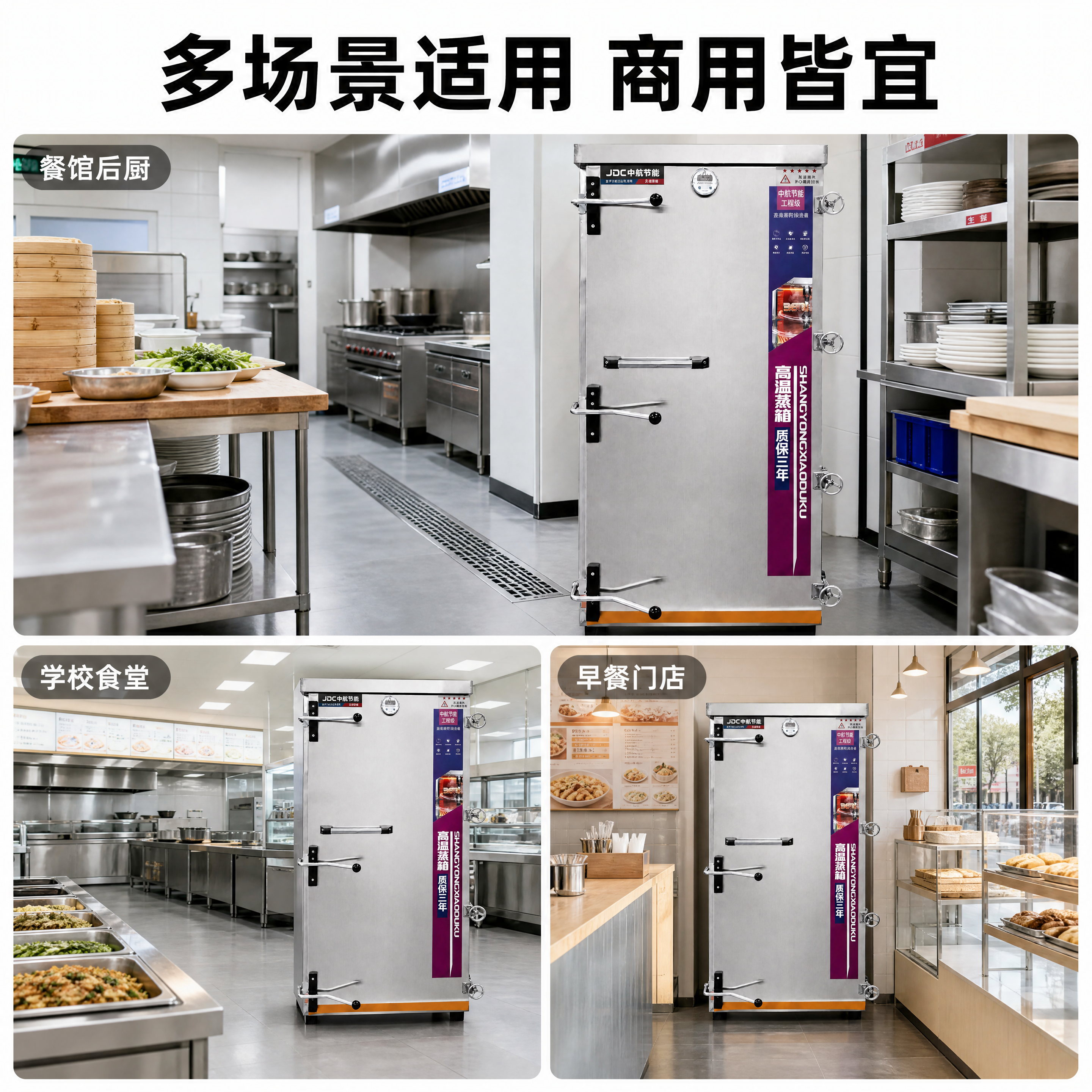 [第6屏] 多场景适配展示-商用场景适用。本屏使用【图1】作为… - 图片创意预览