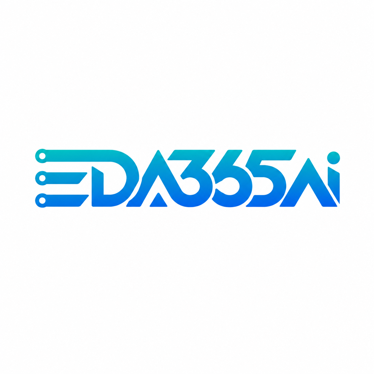 极简风格的EDA365 Ai logo设计方案三：字母图形化融… - 图片创意预览