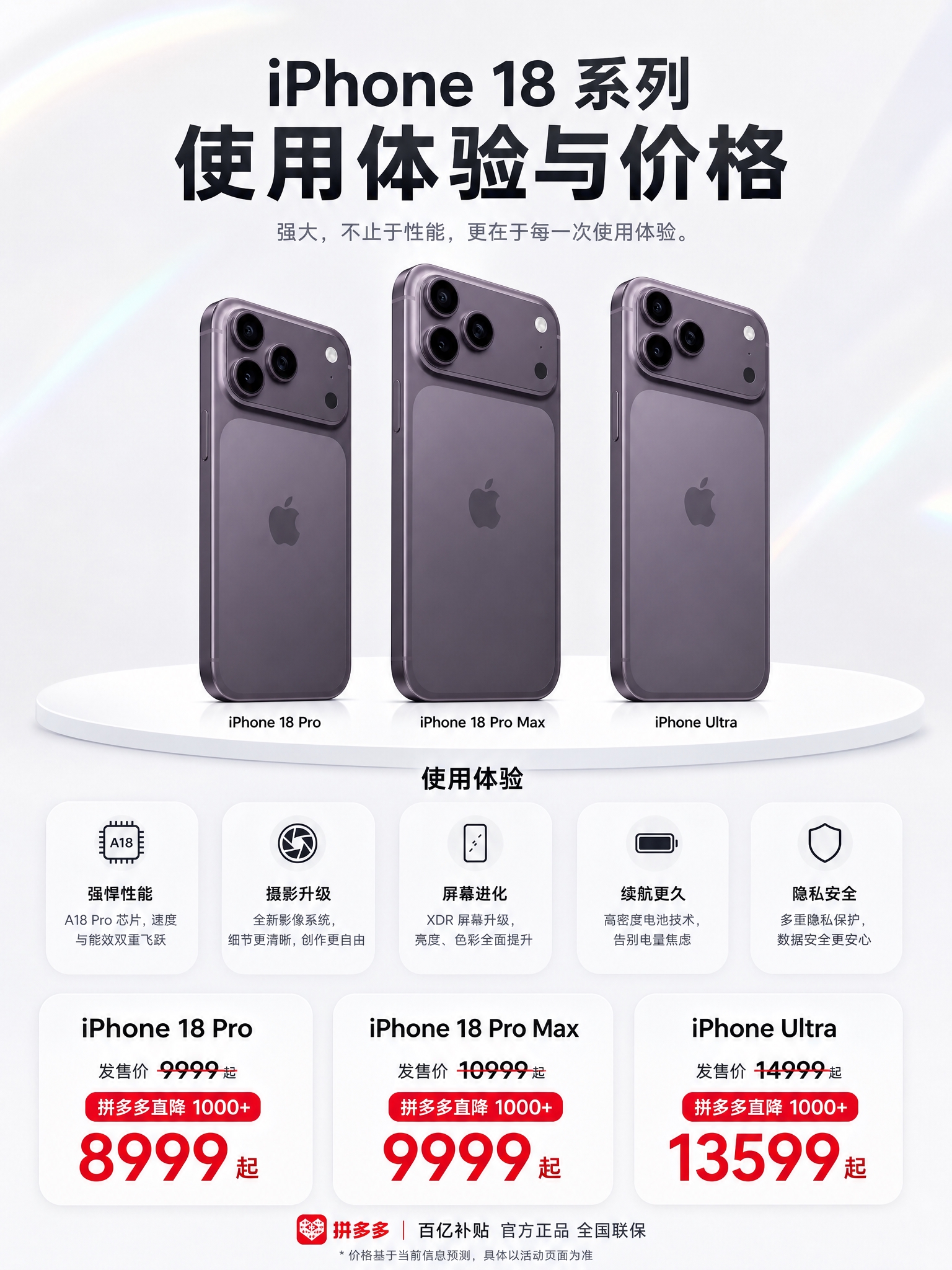 3:4竖版商业数码海报，纯净瓷白色背景，微弱冰白镭射细碎光晕，… - 图片创意预览