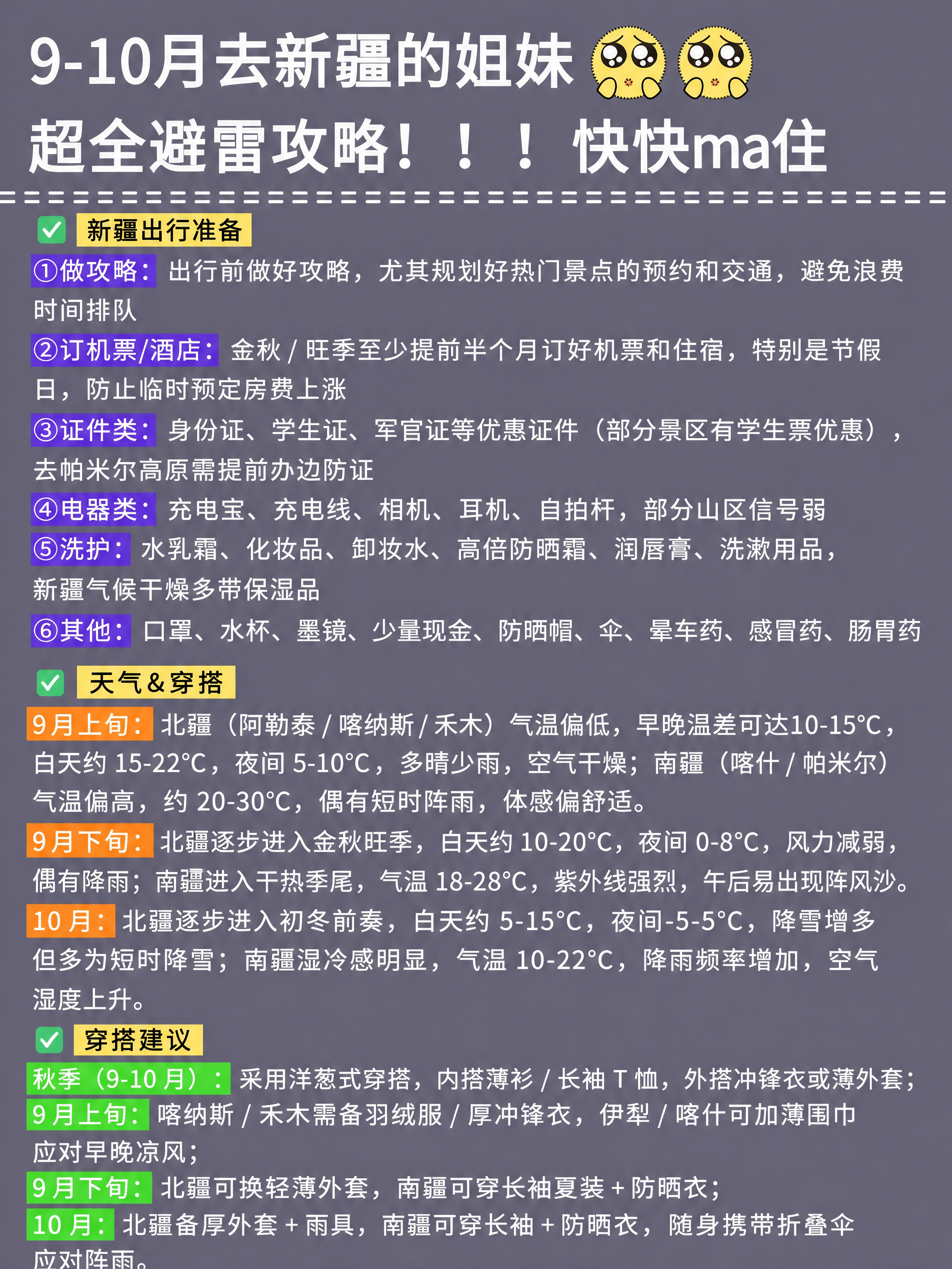 小红书笔记攻略长图，深紫灰背景风格，版式精美，小红书笔记封面质… - 图片创意预览