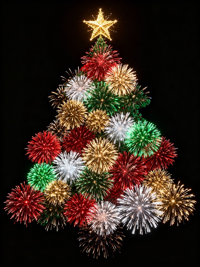 烟花圣诞树