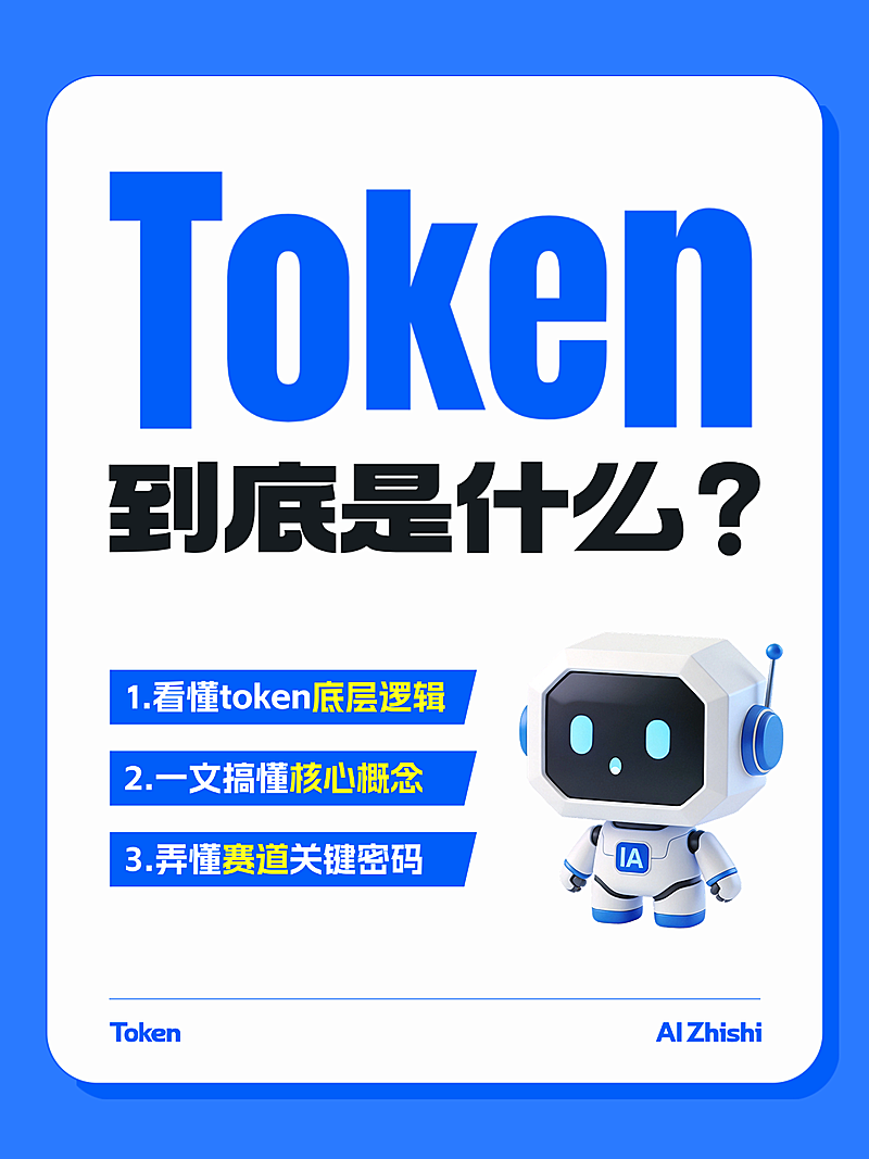Token科普Ai算力知识攻略秘籍指南科技软3d趣味热门标题大字小红书封面配图