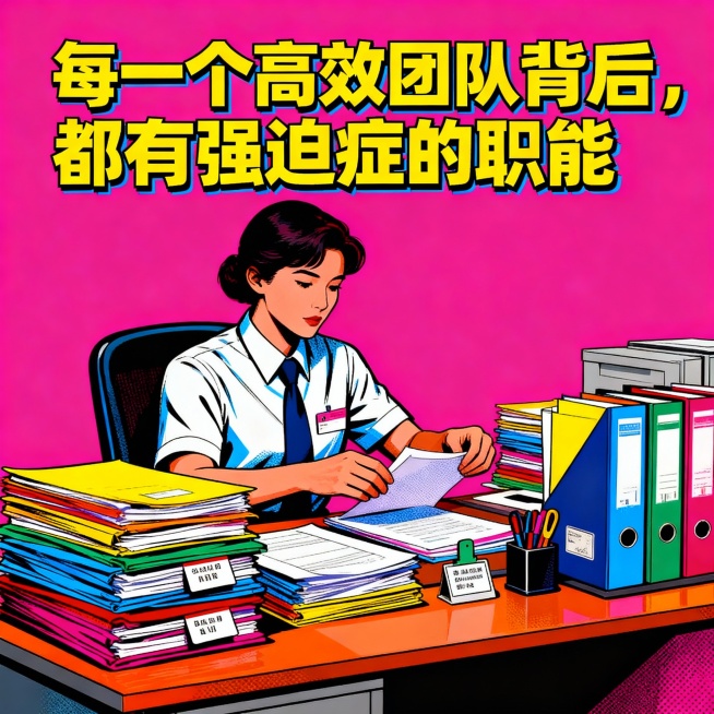 ，将“强迫神”改为“强迫症”，保持波普风格不变。预览效果