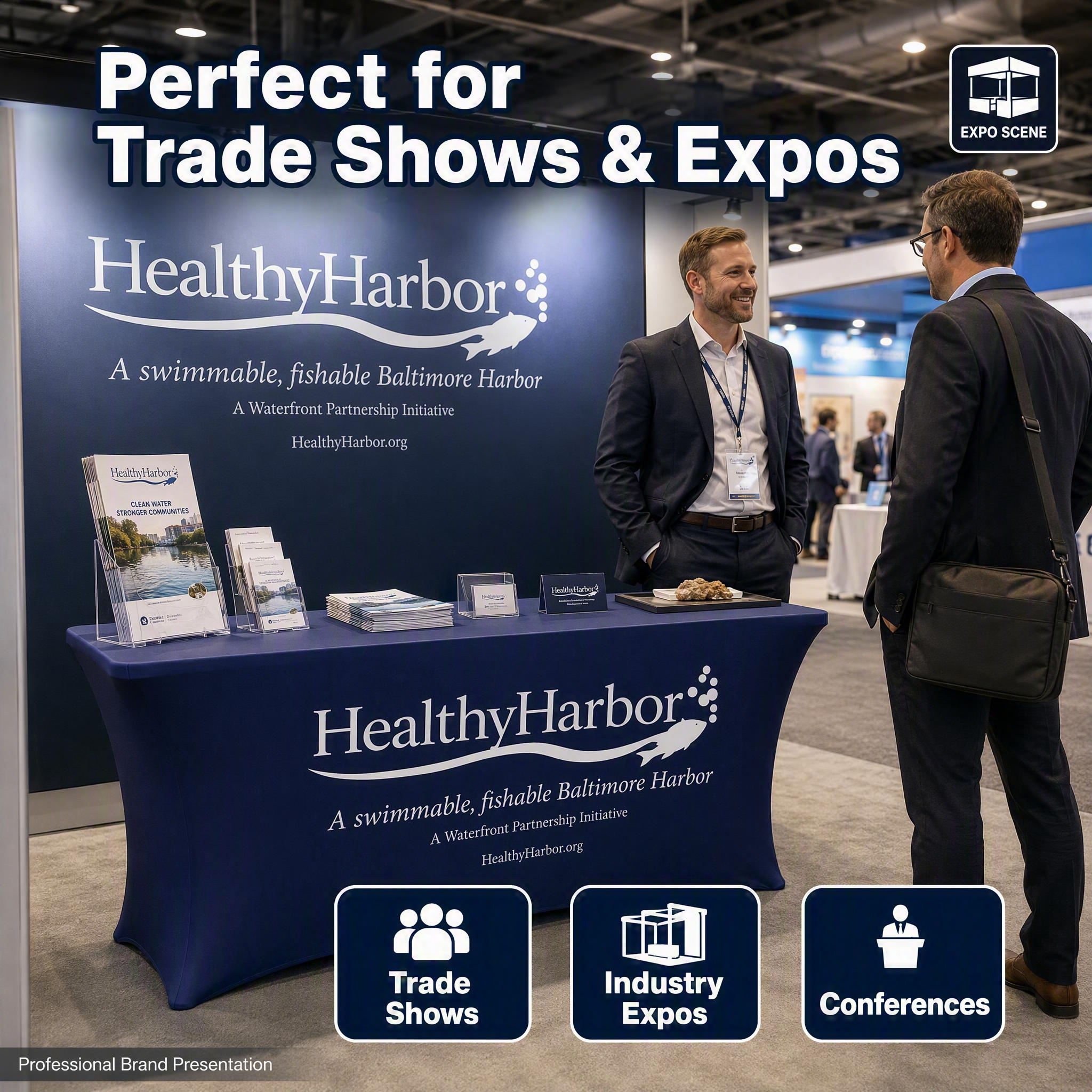 [主图-3] Trade show & expo scene,… - 图片创意预览