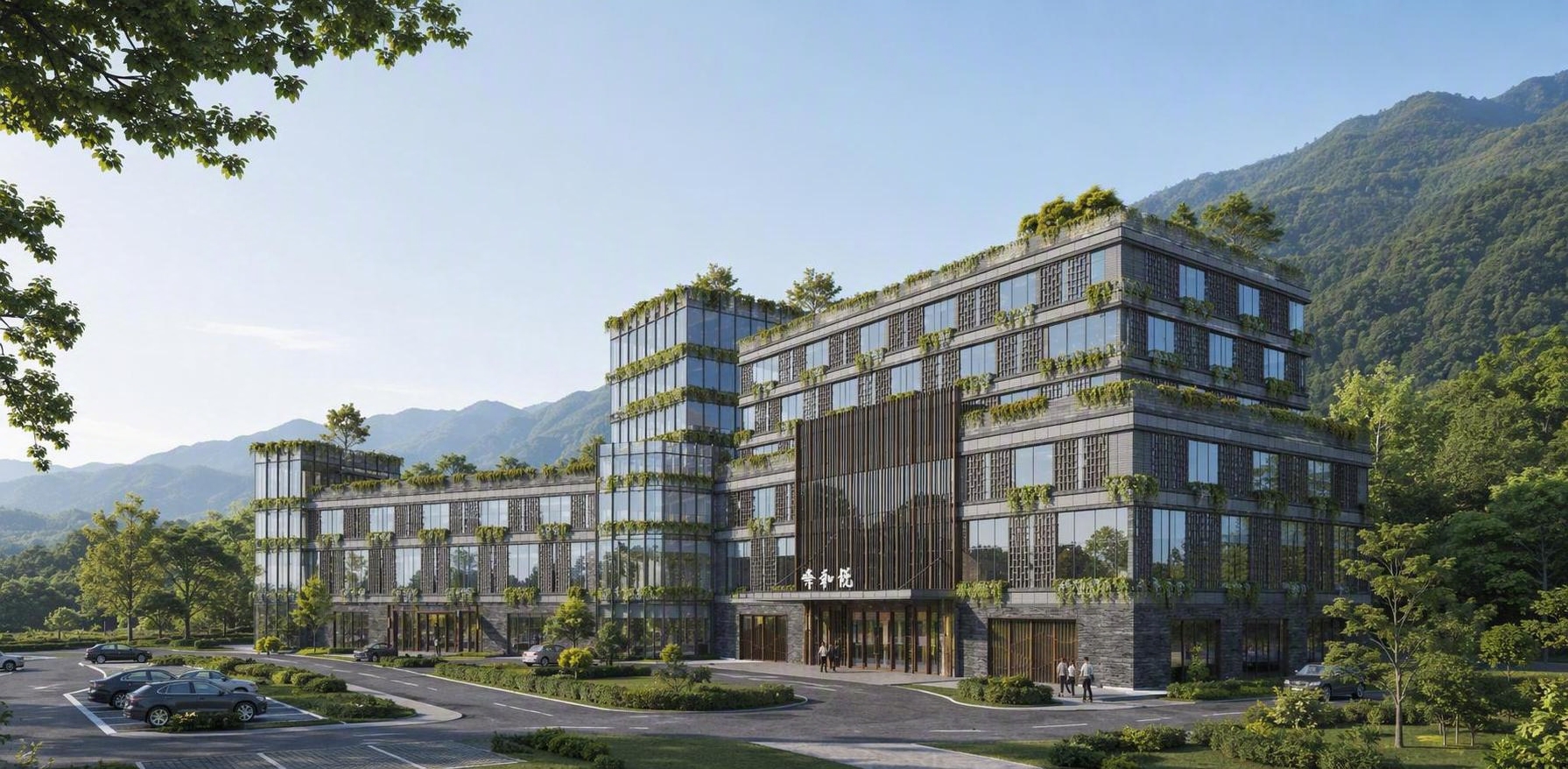 完全保留原图的建筑轮廓、视角、尺寸与结构、建筑比例不变；青砖外… - 图片创意预览