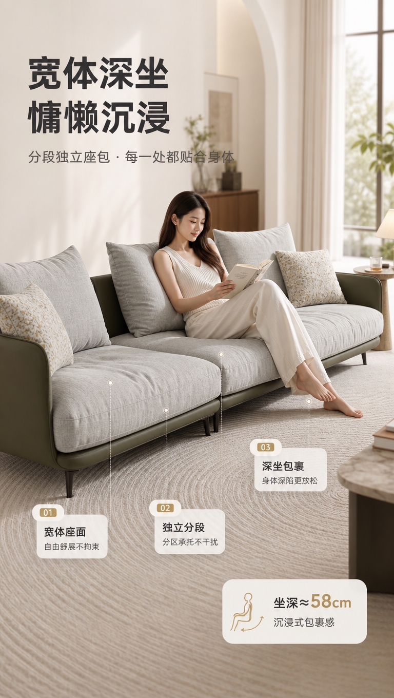 [商品] 使用【图1】LKS8886群岛沙发；保留弧形组合结构… - 图片创意预览