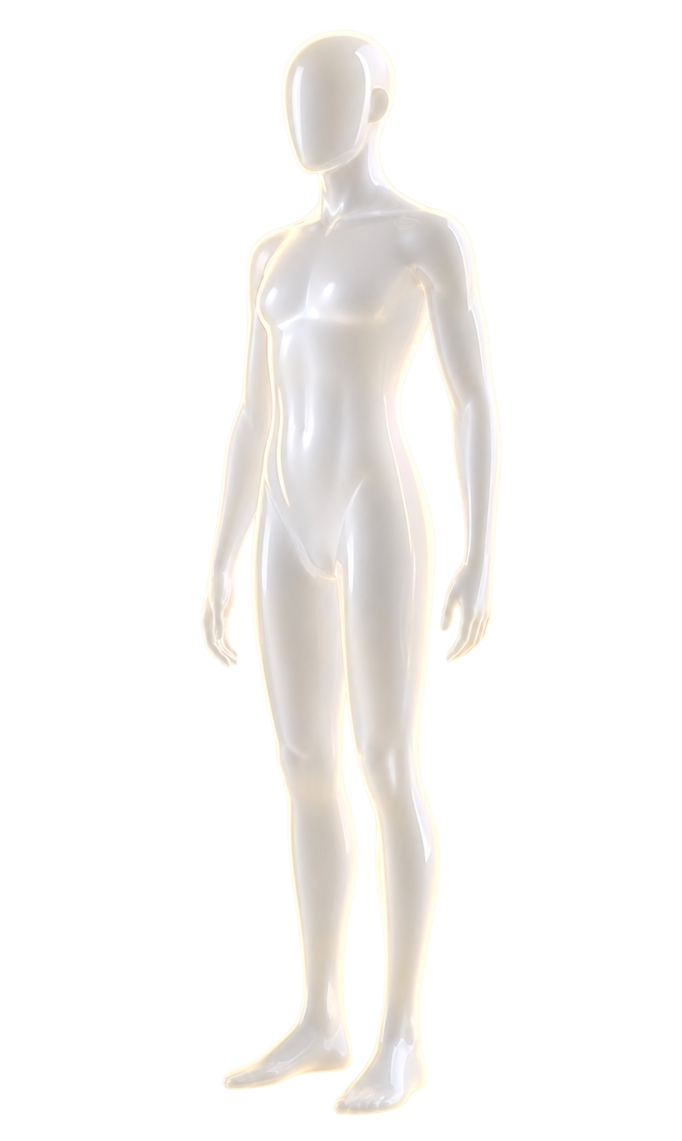 参考图中的3D人形模特，人物朝向偏左侧15度，全身像，只有人物… - 图片创意预览