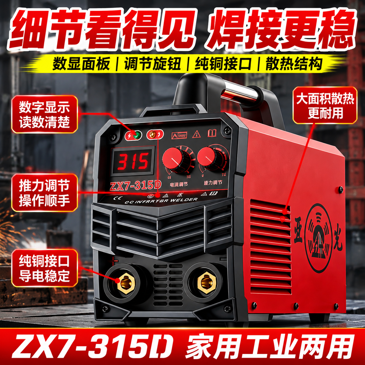 [主图-1] 单张首图点击率海报，突出细节看得见焊接更稳的核心… - 图片创意预览