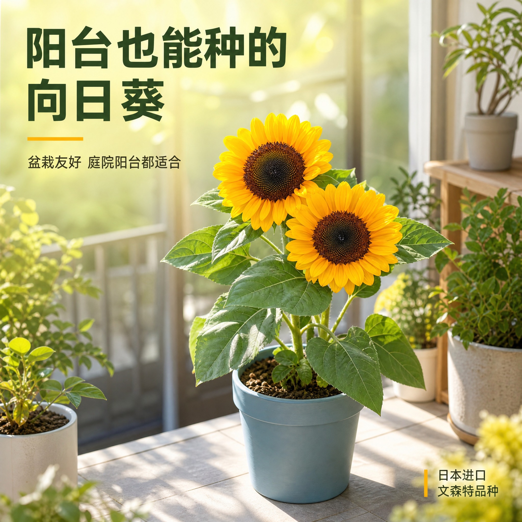 [主图-5] 阳台盆栽场景 真实家庭种植环境 生活方式场景图… - 图片创意预览