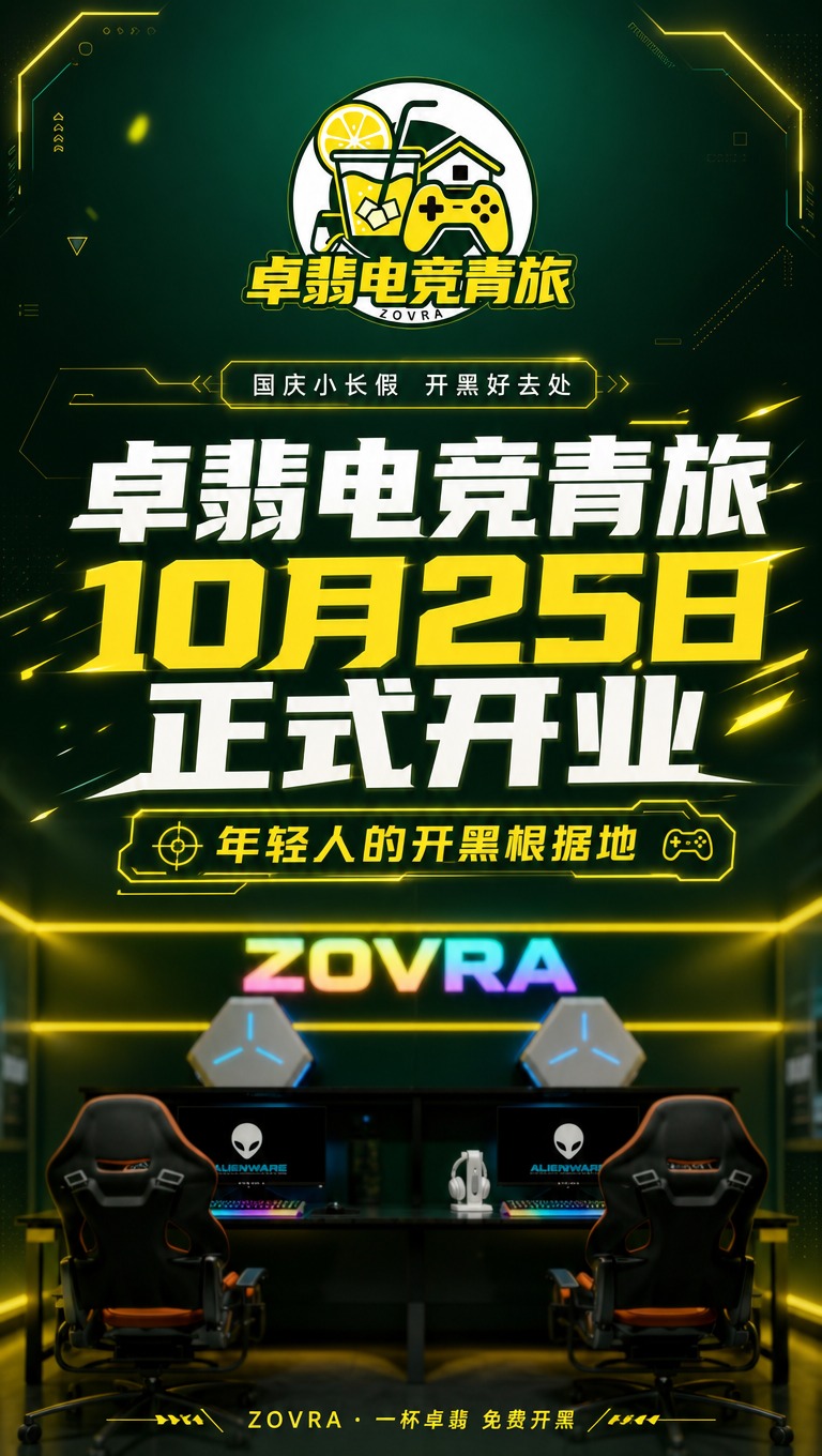 [商品] 使用【图3】卓翡电竞青旅品牌Logo（圆形徽章，含饮… - 图片创意预览