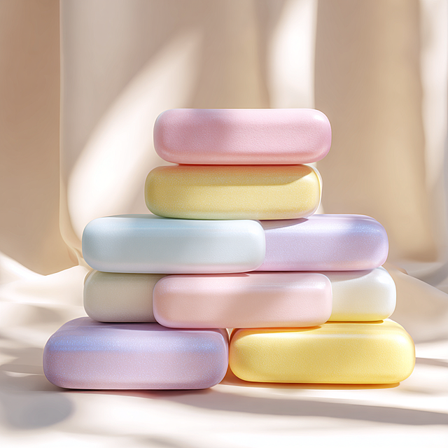 Vertical fresh and bright dynamic background, soft gradient light and shadow slowly flowing, Macaron Morandi colorful blocks floating lightly, clean and healing, warm home atmosphere, benzene-free environmental protection and more reassuring, full and soft colors not dazzling, advanced and durable