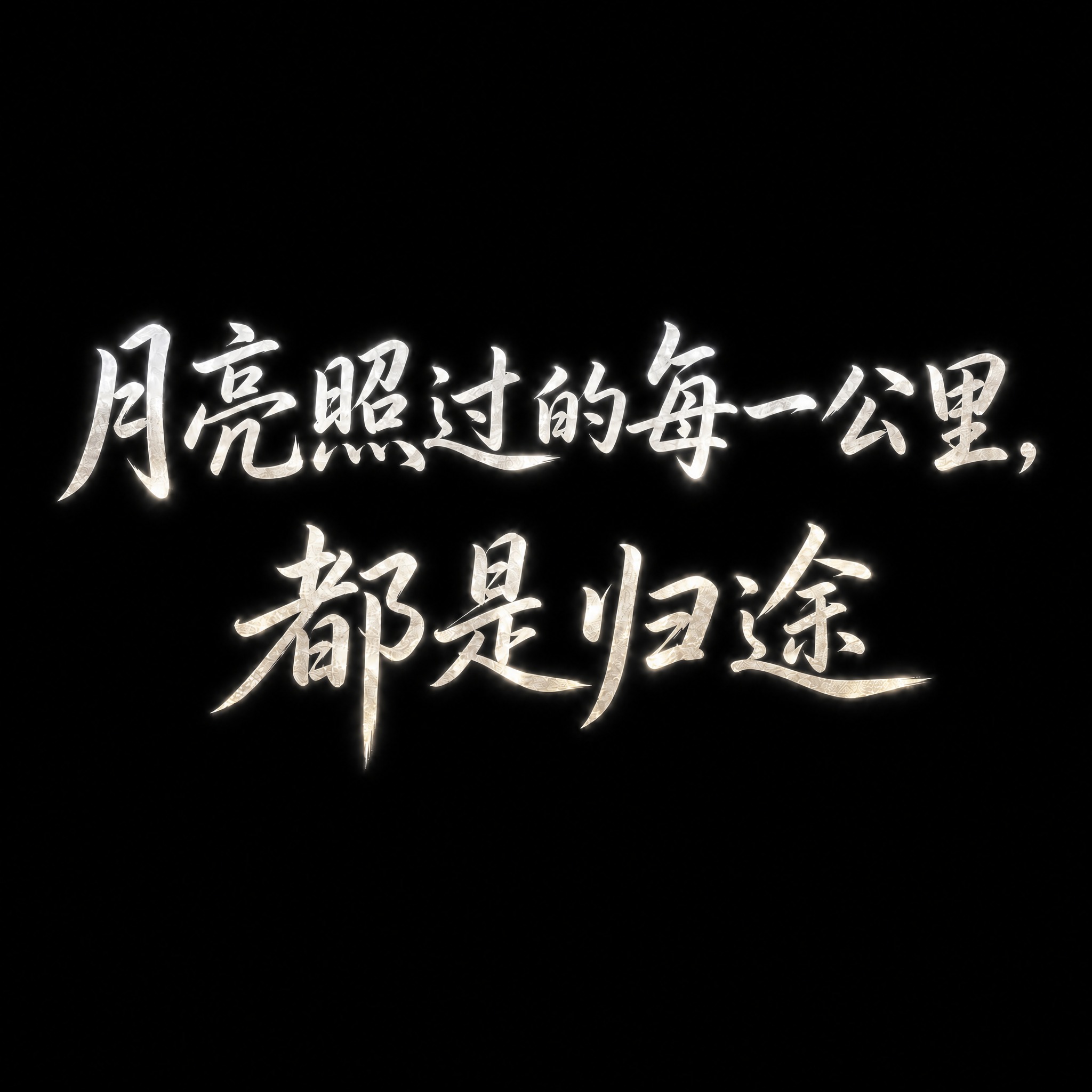 参考图中的字体风格、字形结构、笔画形态、两行排列方式完全保持不… - 图片创意预览