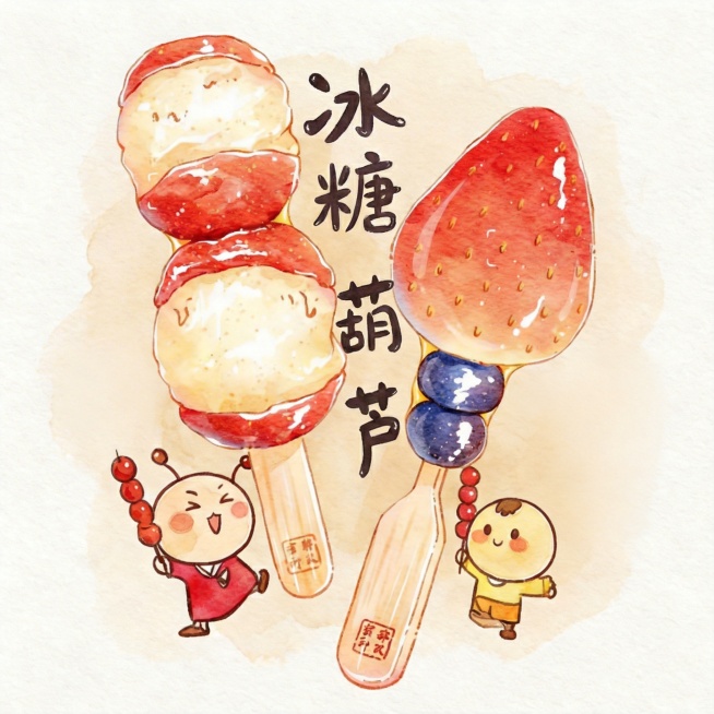 去除画面中的“助萌节”三个字，保留其余元素和水彩手绘风格预览效果