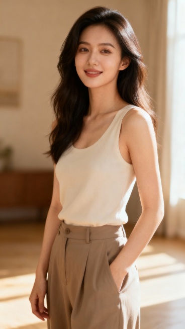 生成20张上门有气质的小姐姐全身照片预览效果