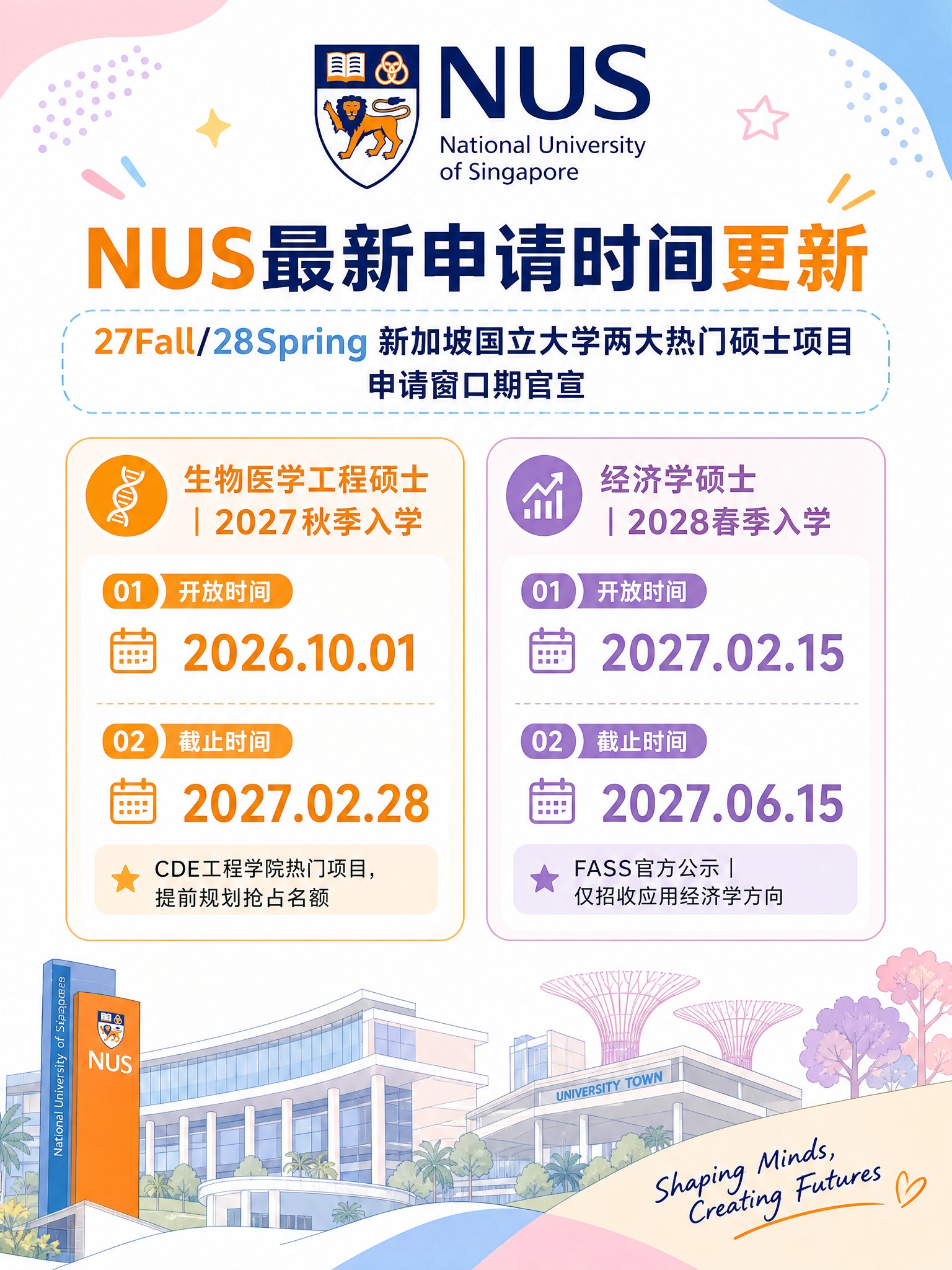 小红书竖版留学信息海报，白色背景，明亮清新氛围，低饱和度配色，… - 图片创意预览