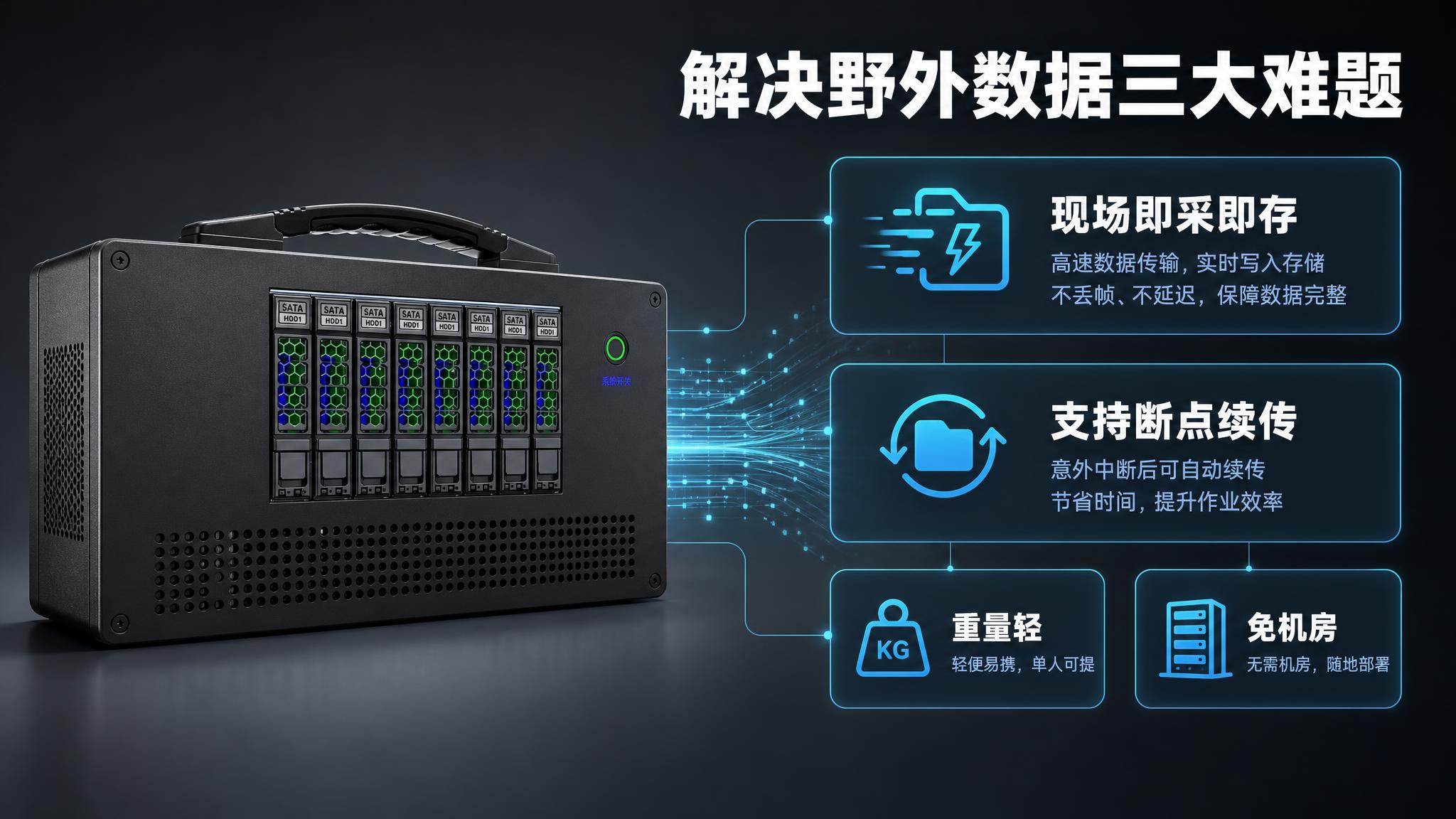 [主图-2] HS-BX08便携全闪NAS 核心价值与关键卖点… - 图片创意预览