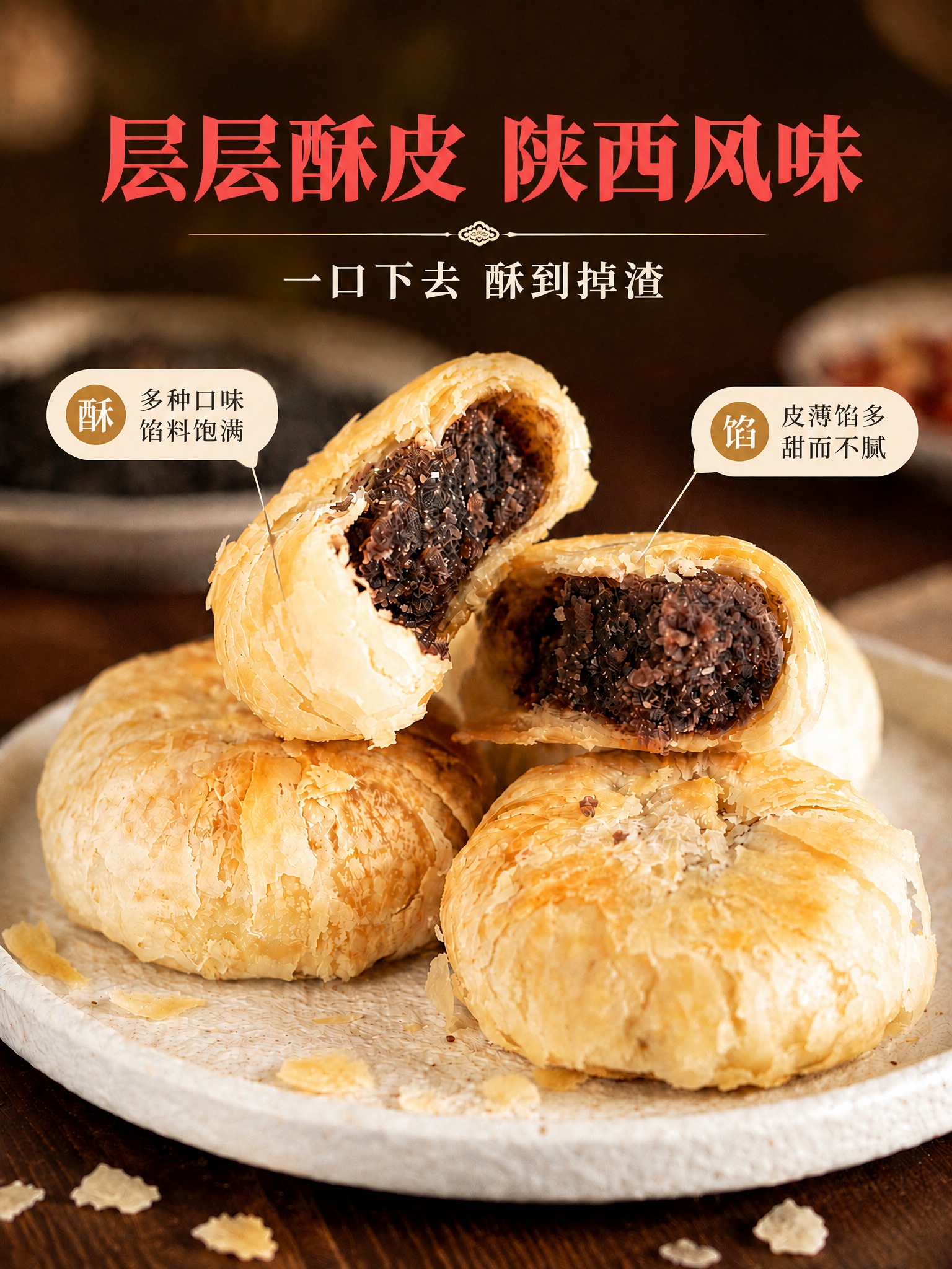 基于参考图进行修改，保留原图的版式骨架、构图、产品摆放、背景氛… - 图片创意预览