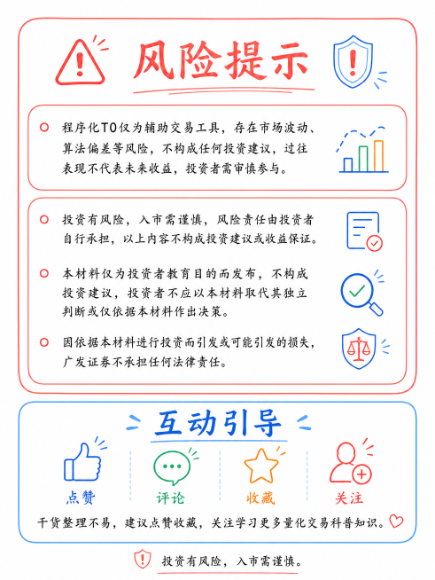 将风险提示部分的第二、三、四段内容合并为一块整理排版，保留原有完整文字内容和所有标点符号，保留顶部第一段单独展示，保持极简手绘线条风格，纯白色干净底色，色彩丰富，3:4小红书竖版，保留底部互动引导板块预览效果