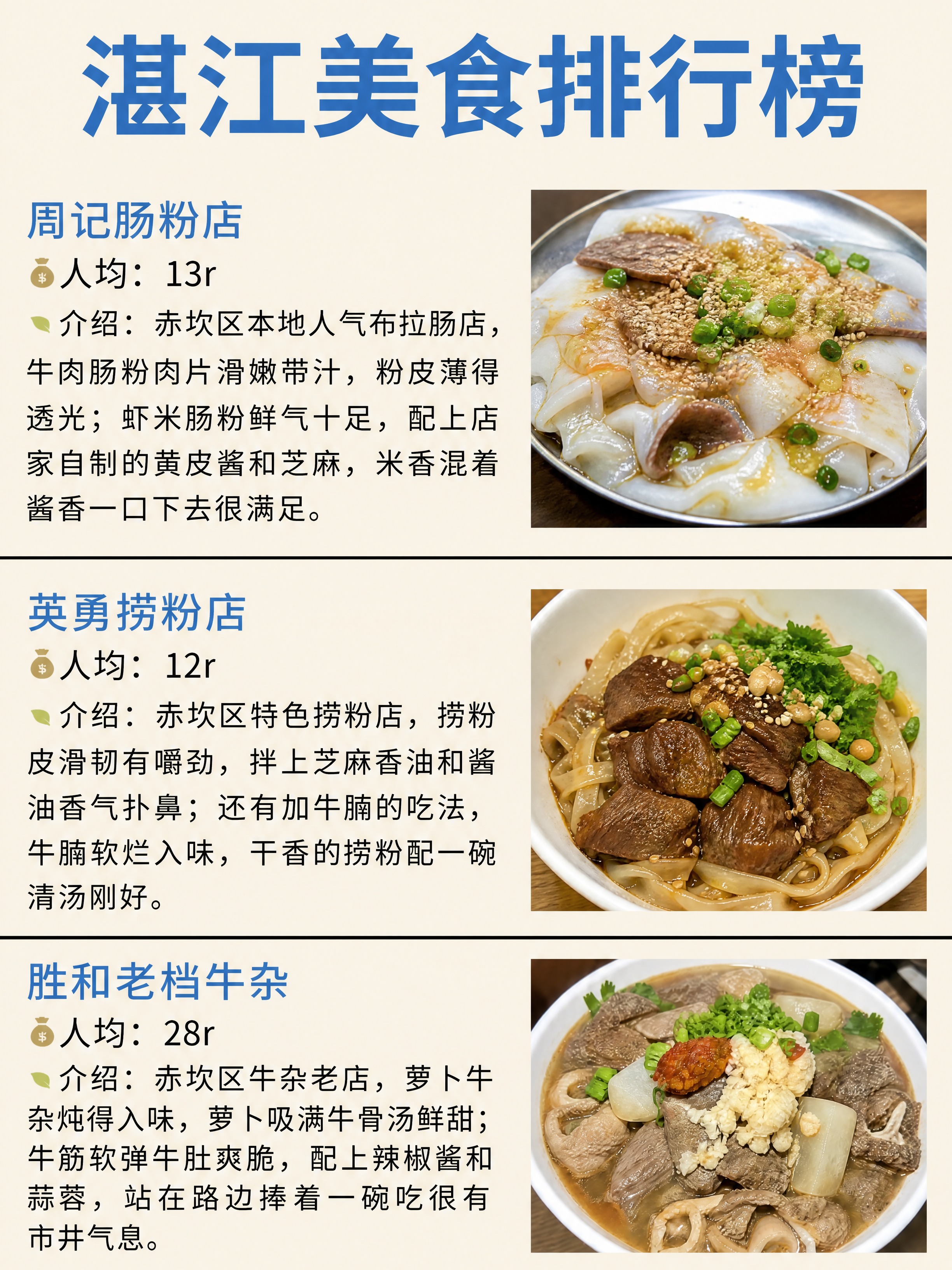 小红书笔记美食攻略内页，配图大字复刻版，ins清新美食风，版式… - 图片创意预览