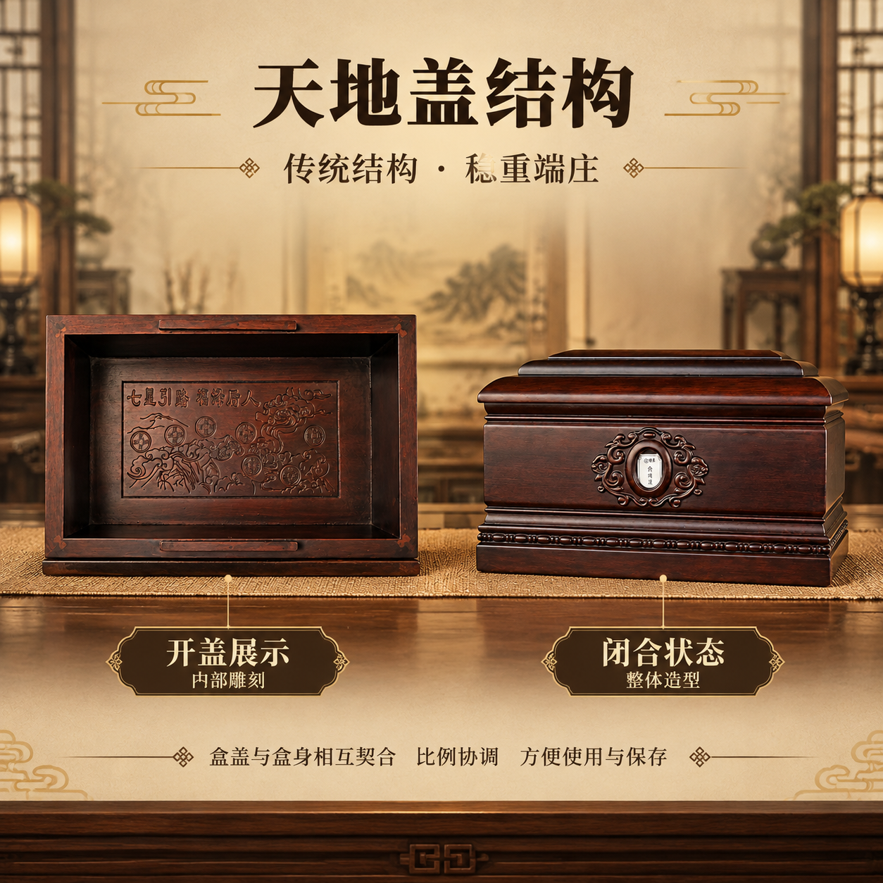 [主图-5] 800×800天地盖结构图，展示传统结构设计。… - 图片创意预览