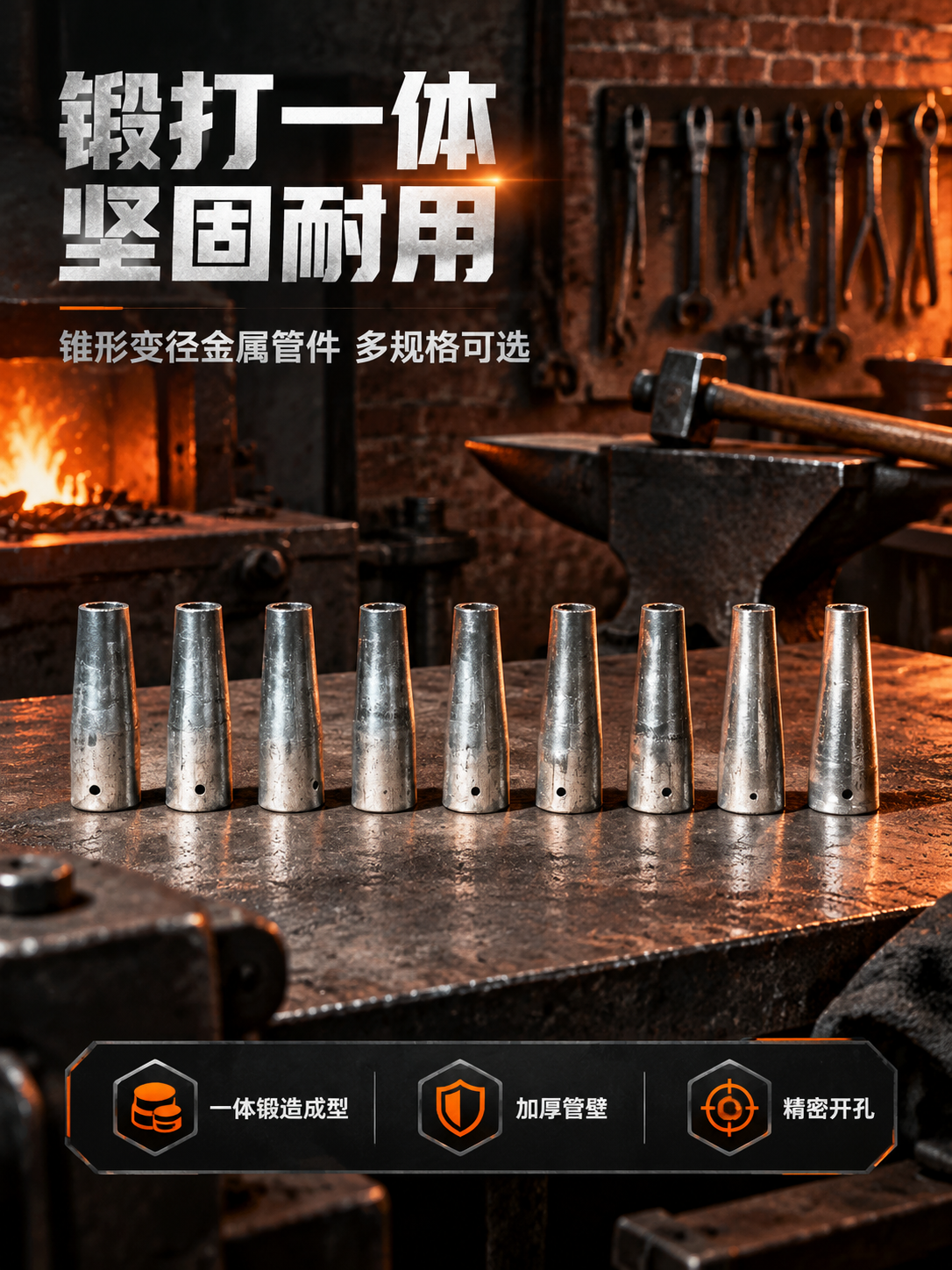 [商品] 使用【图1】9款锥形金属管件；保留所有管件的锥形轮廓… - 图片创意预览