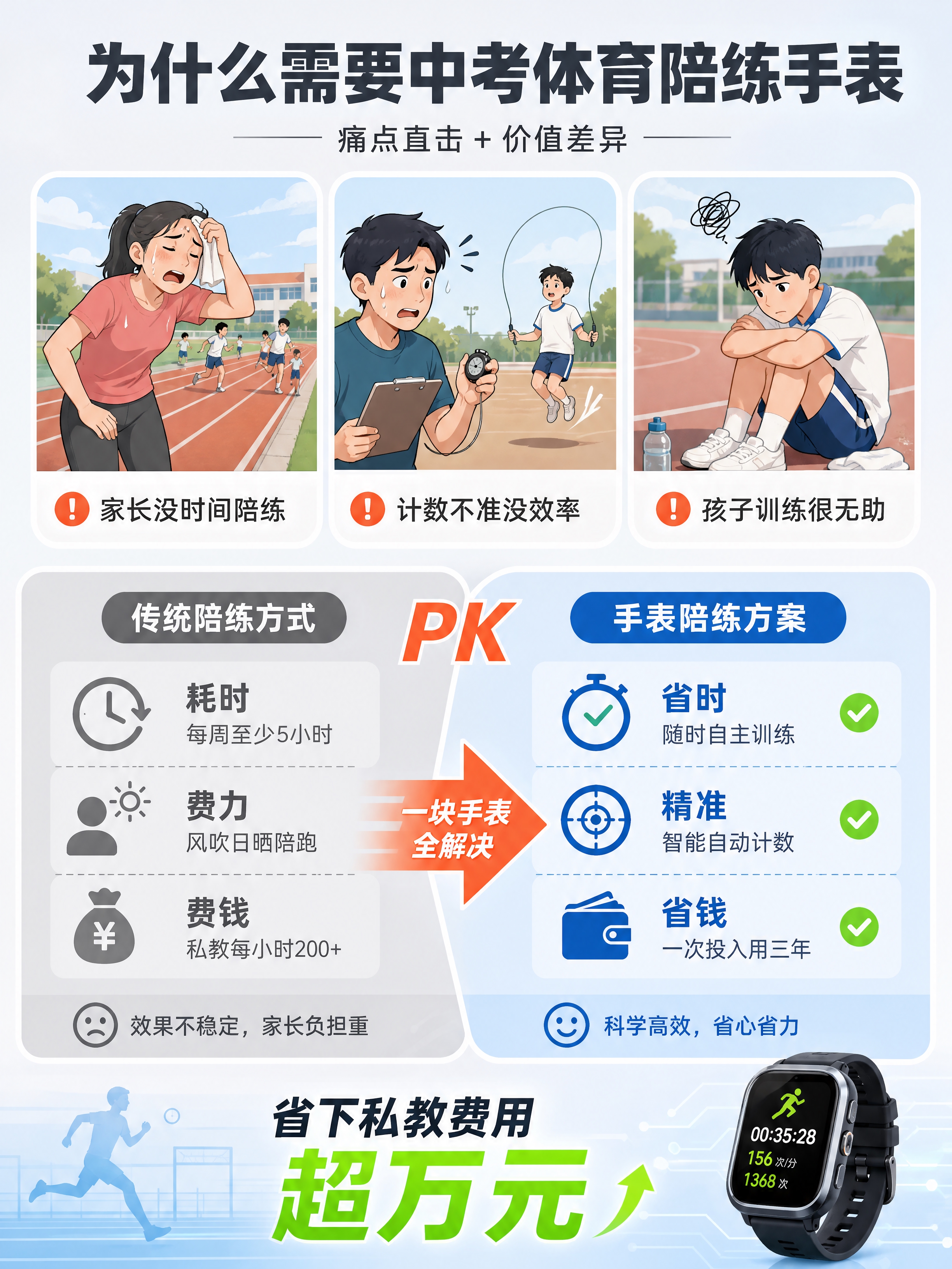 [商品] 本页为痛点与价值对比页 无需产品图 用图标与场景插画… - 图片创意预览