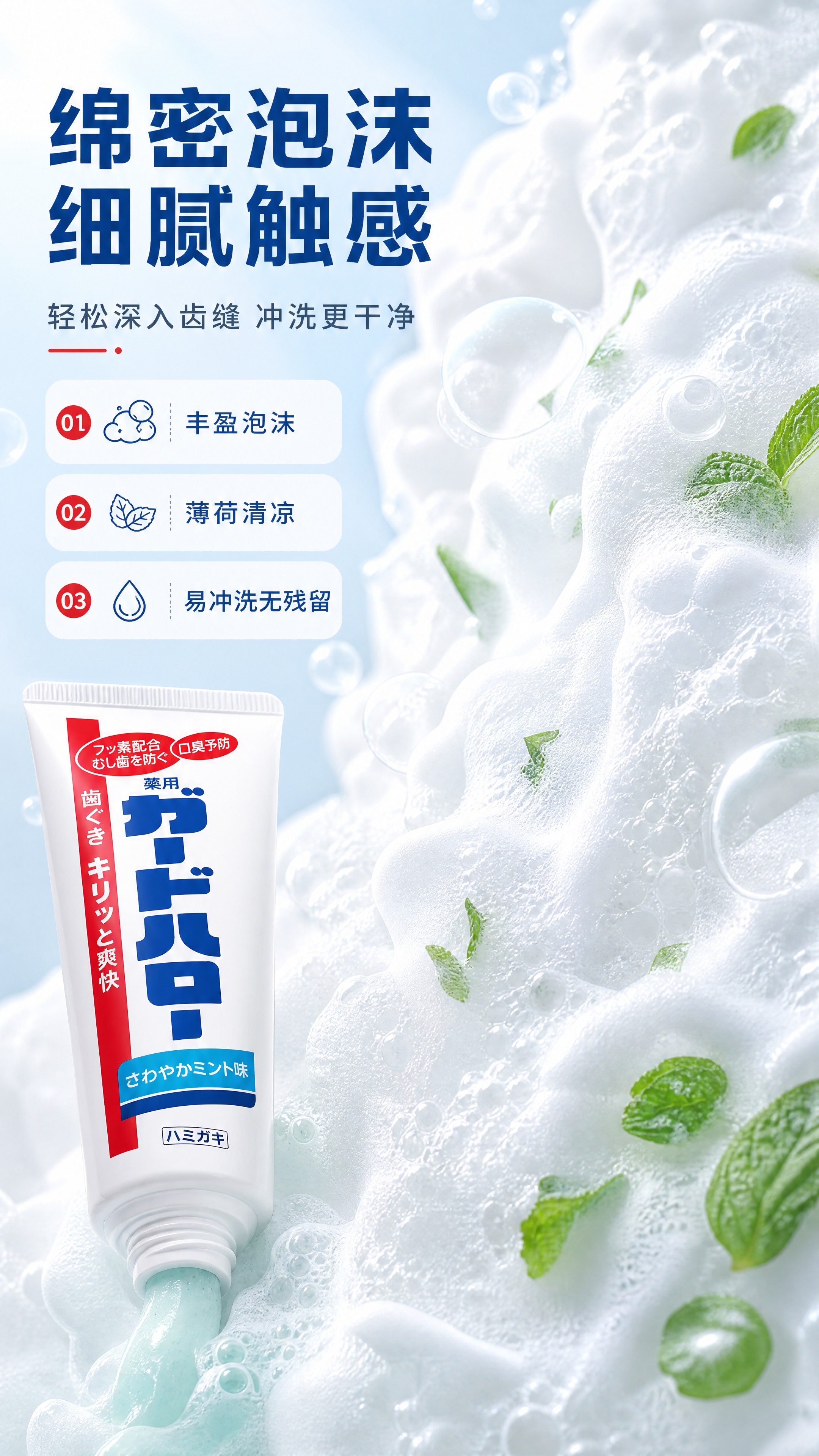 [商品] 使用【图1】花王大白牙膏165g软管装；保留白色管身… - 图片创意预览
