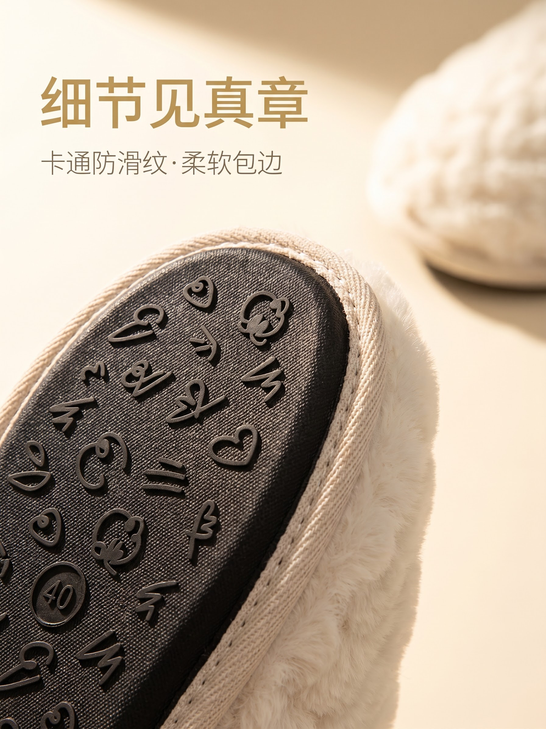 [主图-2] 局部细节特写，核心任务是微距展示40码夏季居家凉… - 图片创意预览