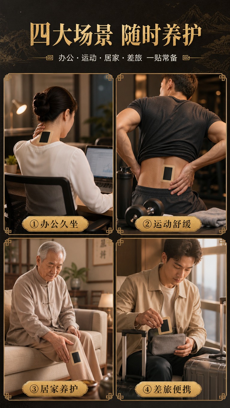 [商品] 使用【图2】仲医筋骨贴贴剂；保留浅米色表层、黑色膏芯… - 图片创意预览