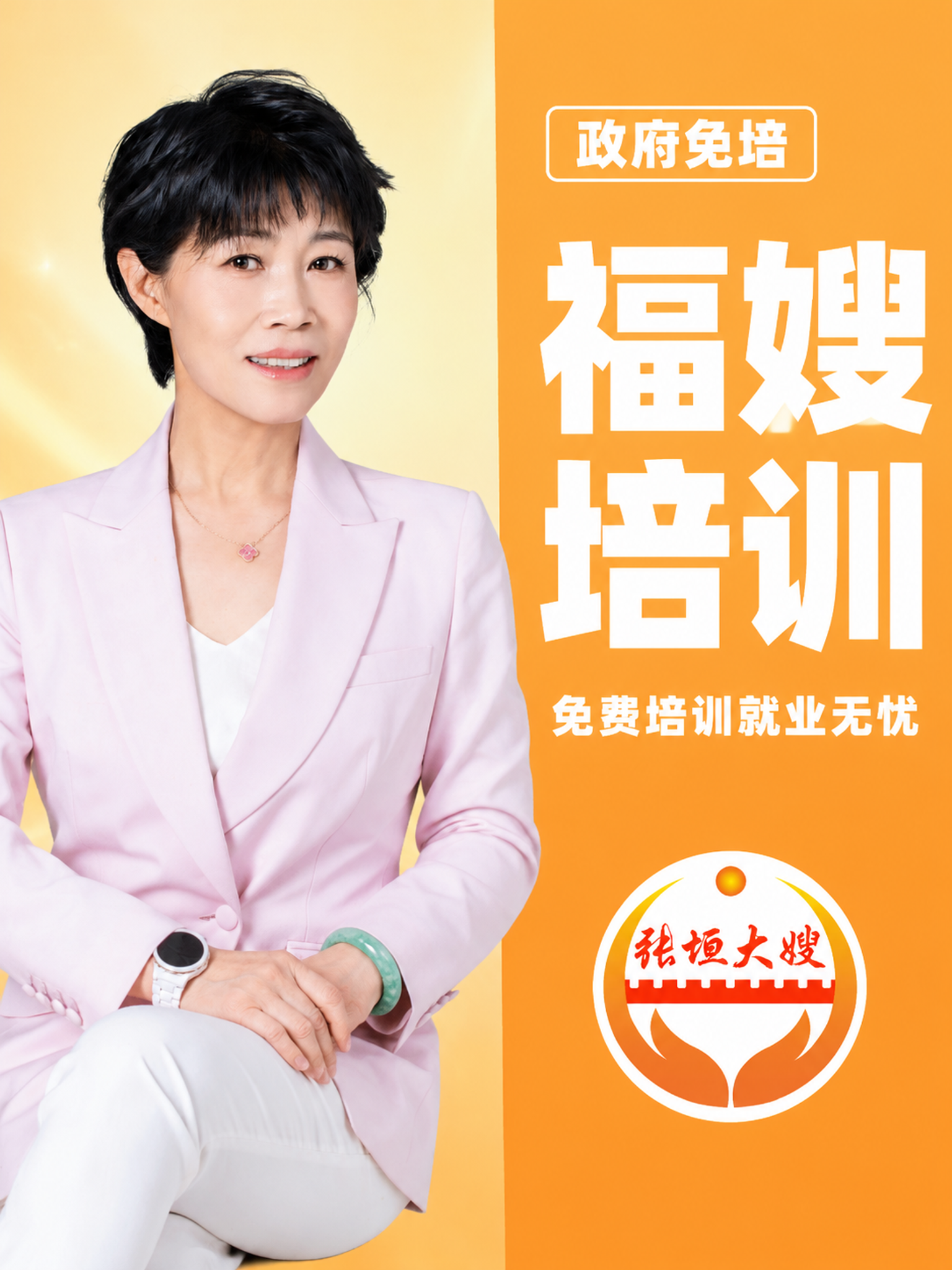 抖音竖版封面模板，左图右色块6:4版式。左侧60%区域是一位穿… - 图片创意预览
