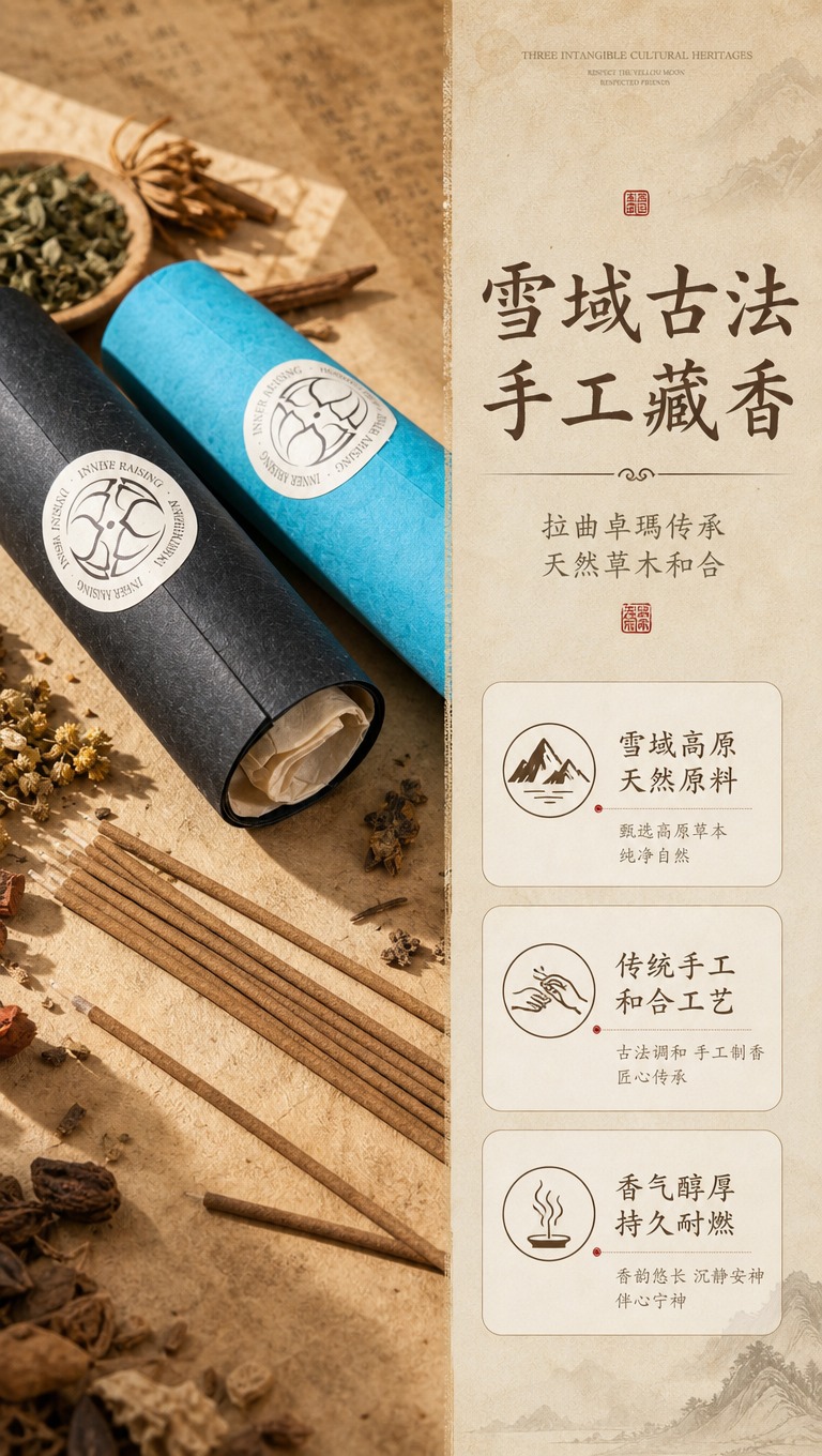[商品] 使用【图2】黑色纸筒藏香 + 【图3】蓝色纸筒藏香；… - 图片创意预览