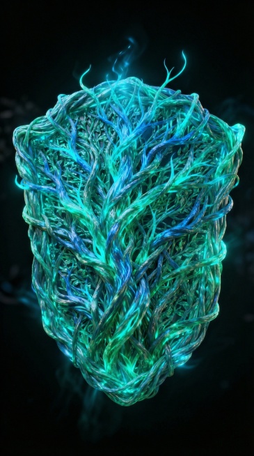 将护盾的金属部分修改成藤蔓或者植物预览效果