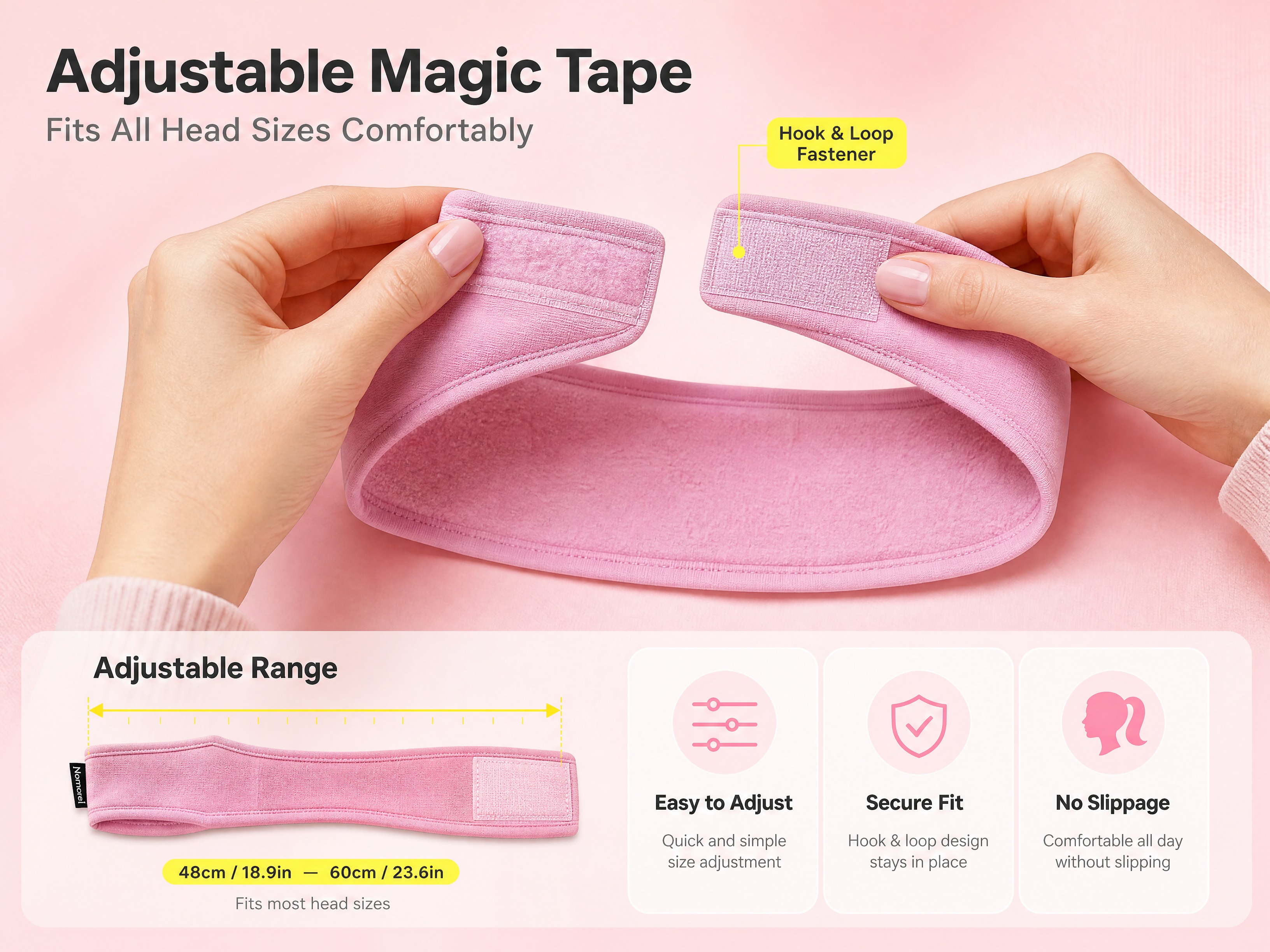 [商品] 使用【图1】【图2】粉色女士保暖发带；商品处理：保留… - 图片创意预览
