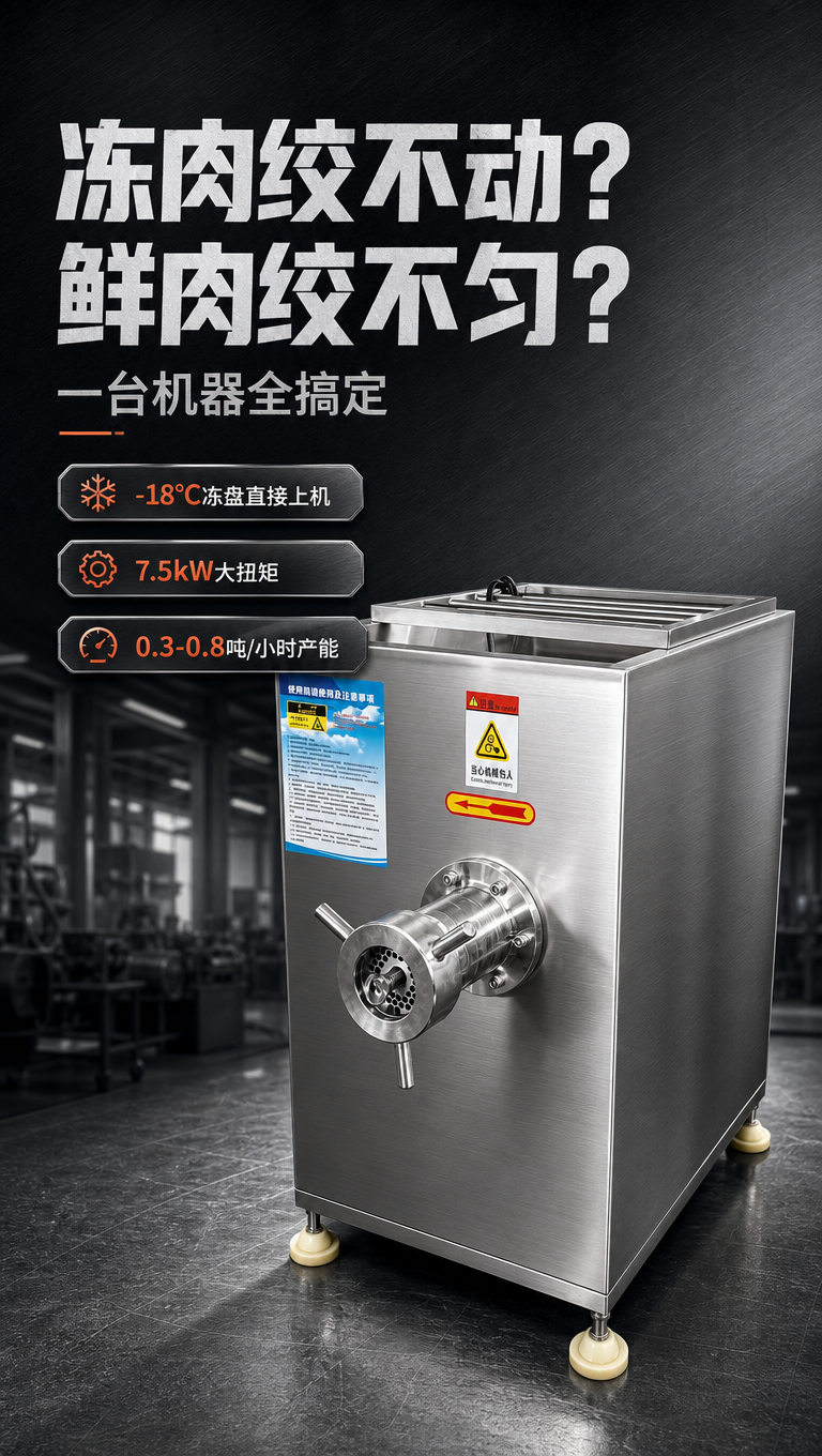 [商品] 使用【图1】春秋120型不锈钢冻肉绞肉机；保留整机不… - 图片创意预览