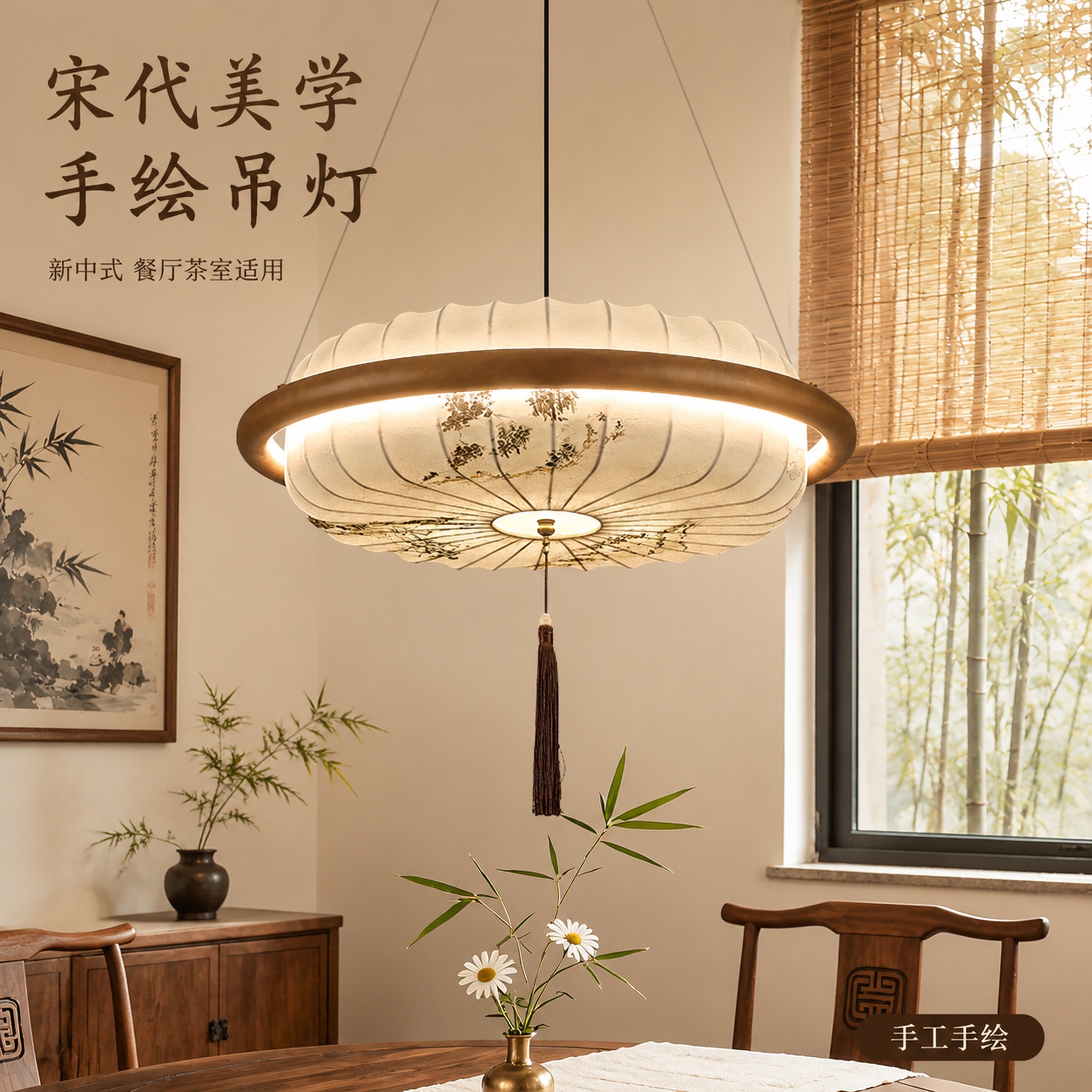 「图片1」按此风格重新生成两张淘宝主图，商品突出。宋代美学风 - 图片创意预览