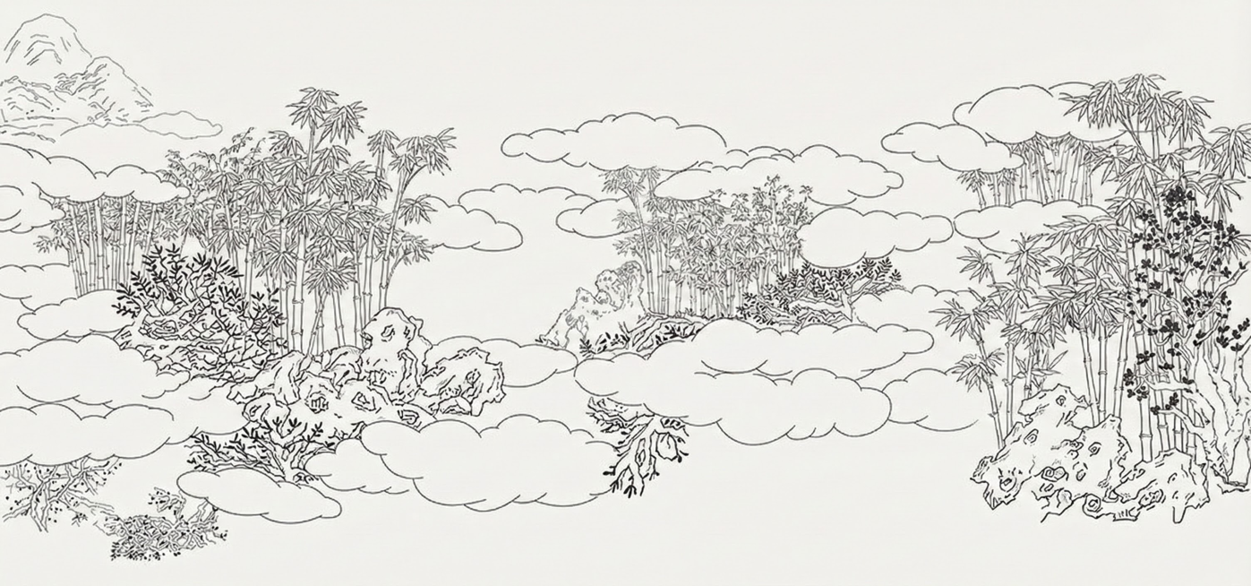 把房子画成竹林预览效果