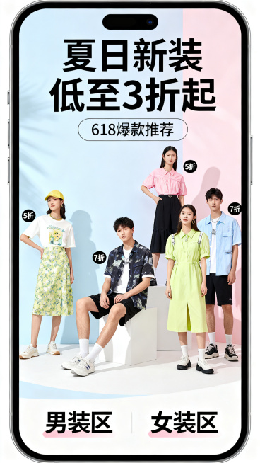 帮我为溧阳上河城设计一个关于618购物节的H5促销作品要求达成引流转化目标至少15页预览效果
