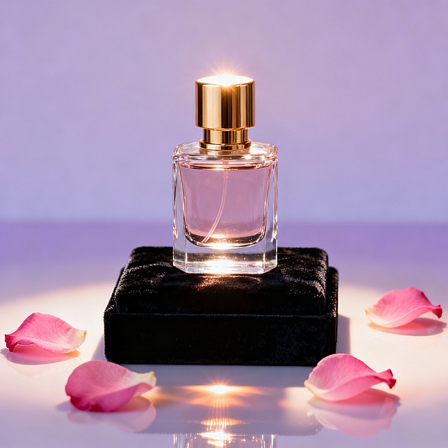 帮我生成电商香水的场景图